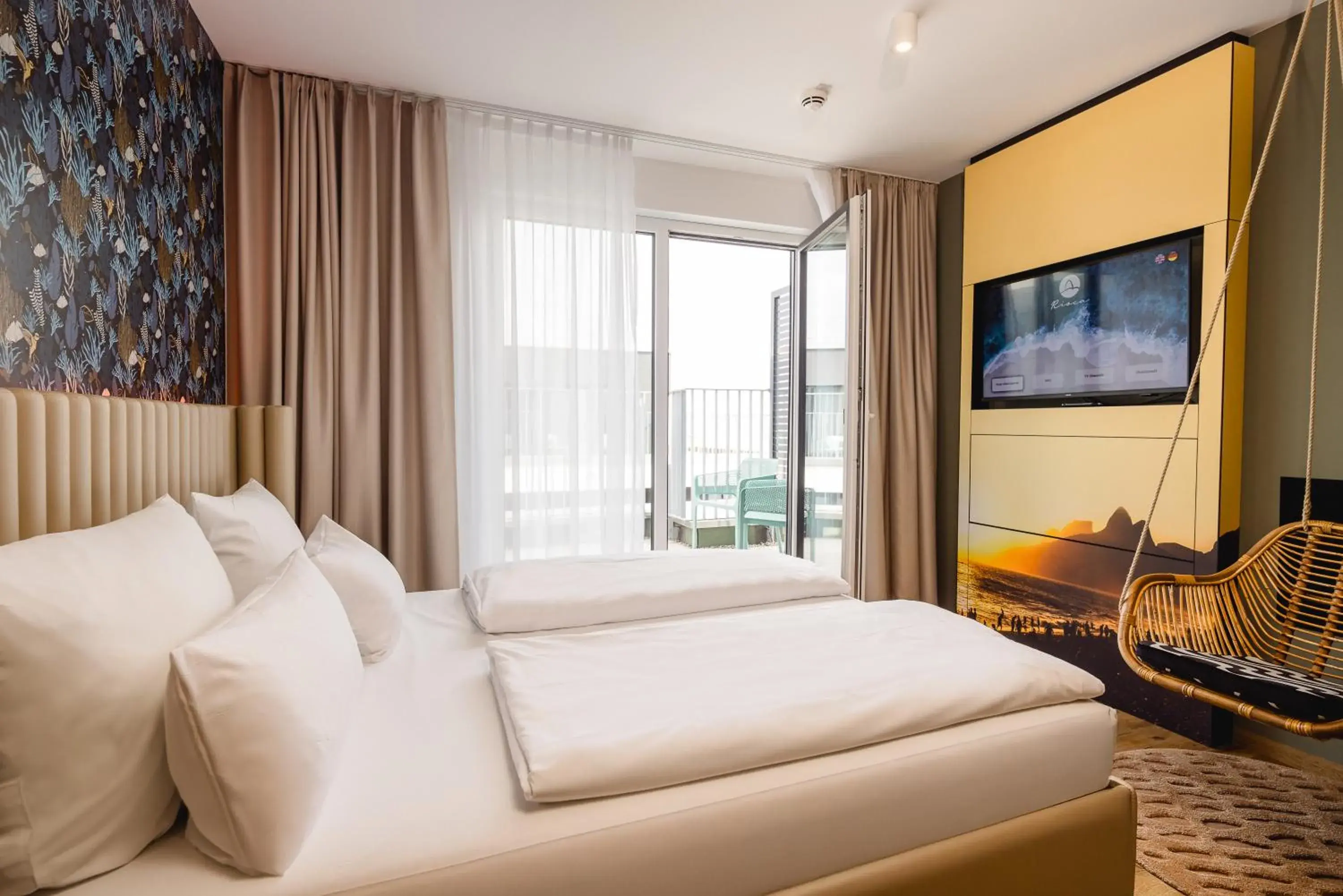 Bedroom, Bed in Rioca Hafeninsel Posto 8 Bedroom, Bed in Rioca Hafeninsel Posto 8