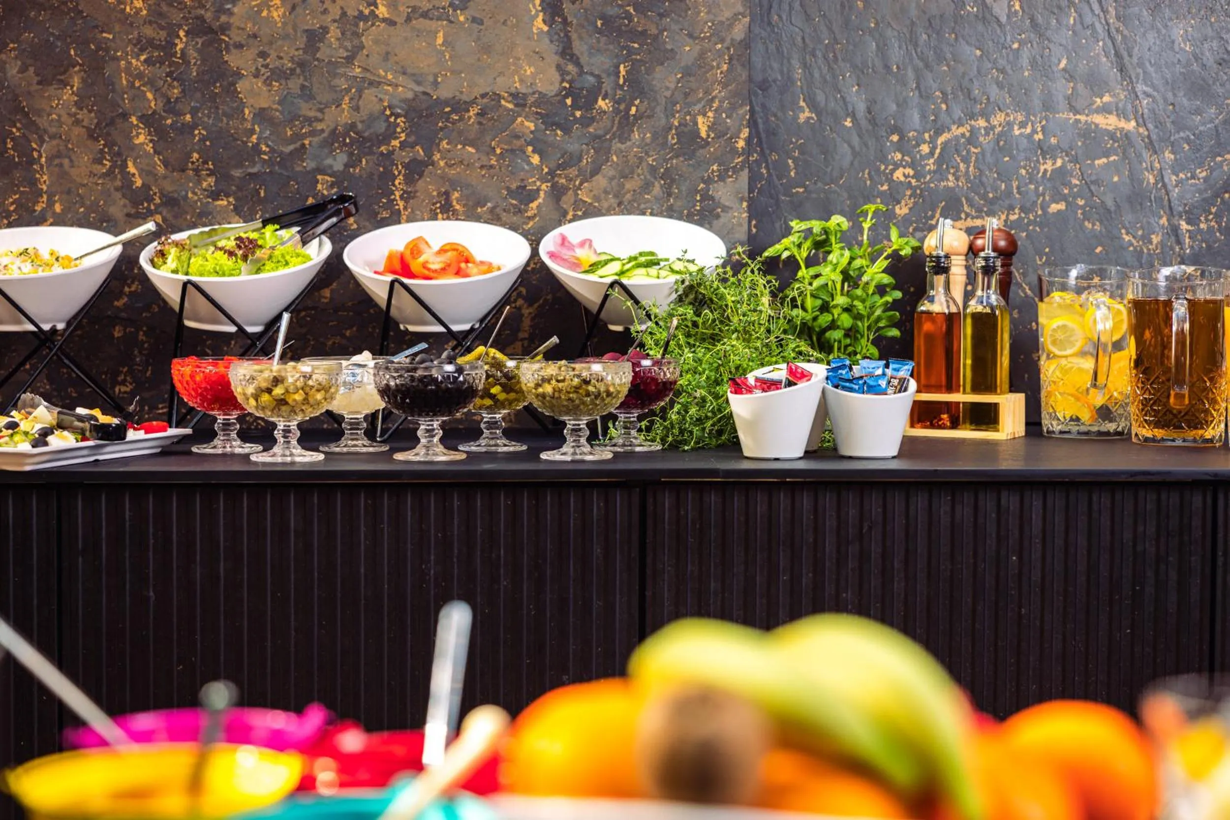 Buffet breakfast in Nomadic Urban Premium Suites