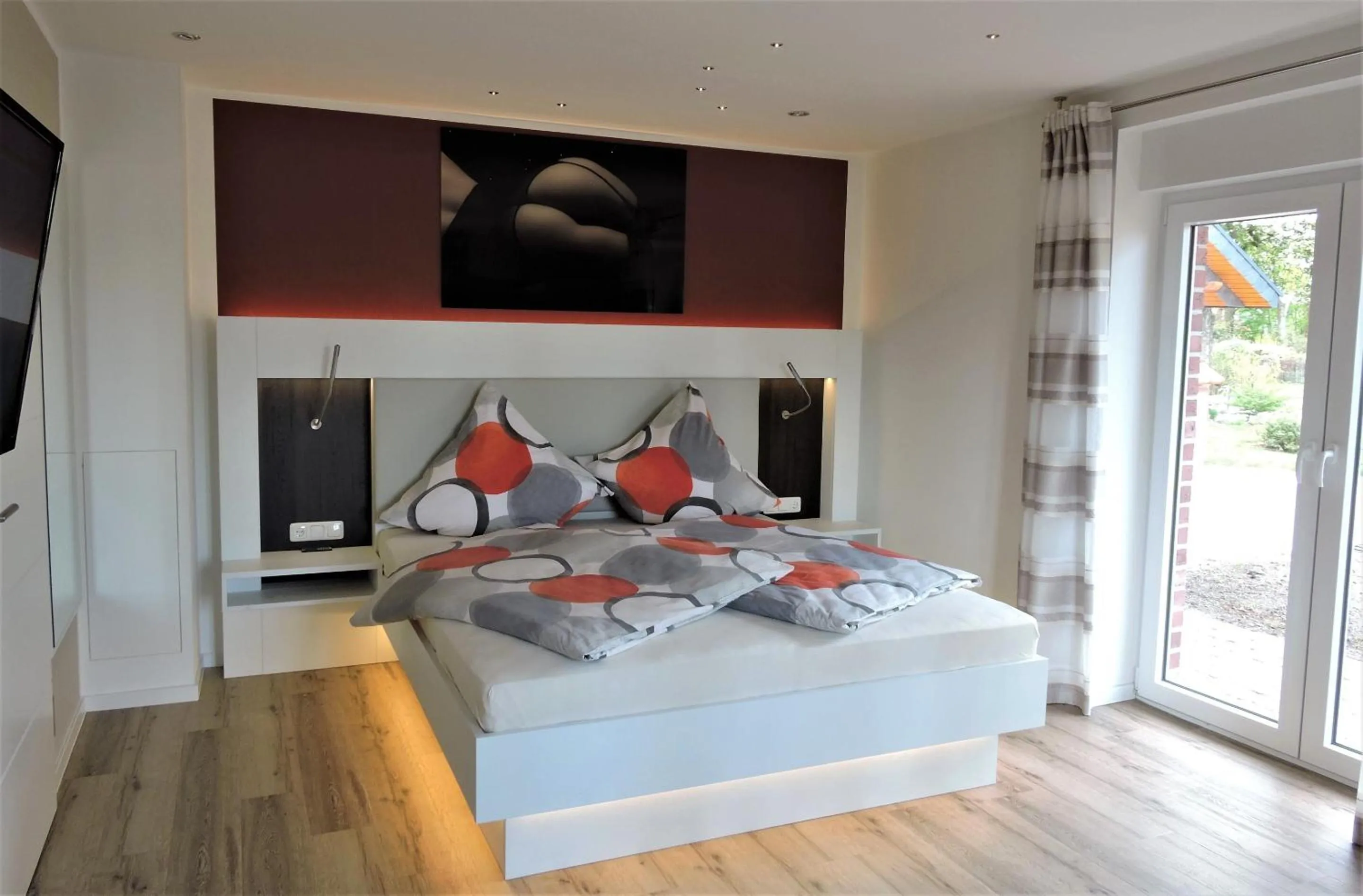 Bedroom, Bed in Apartment Am Anker