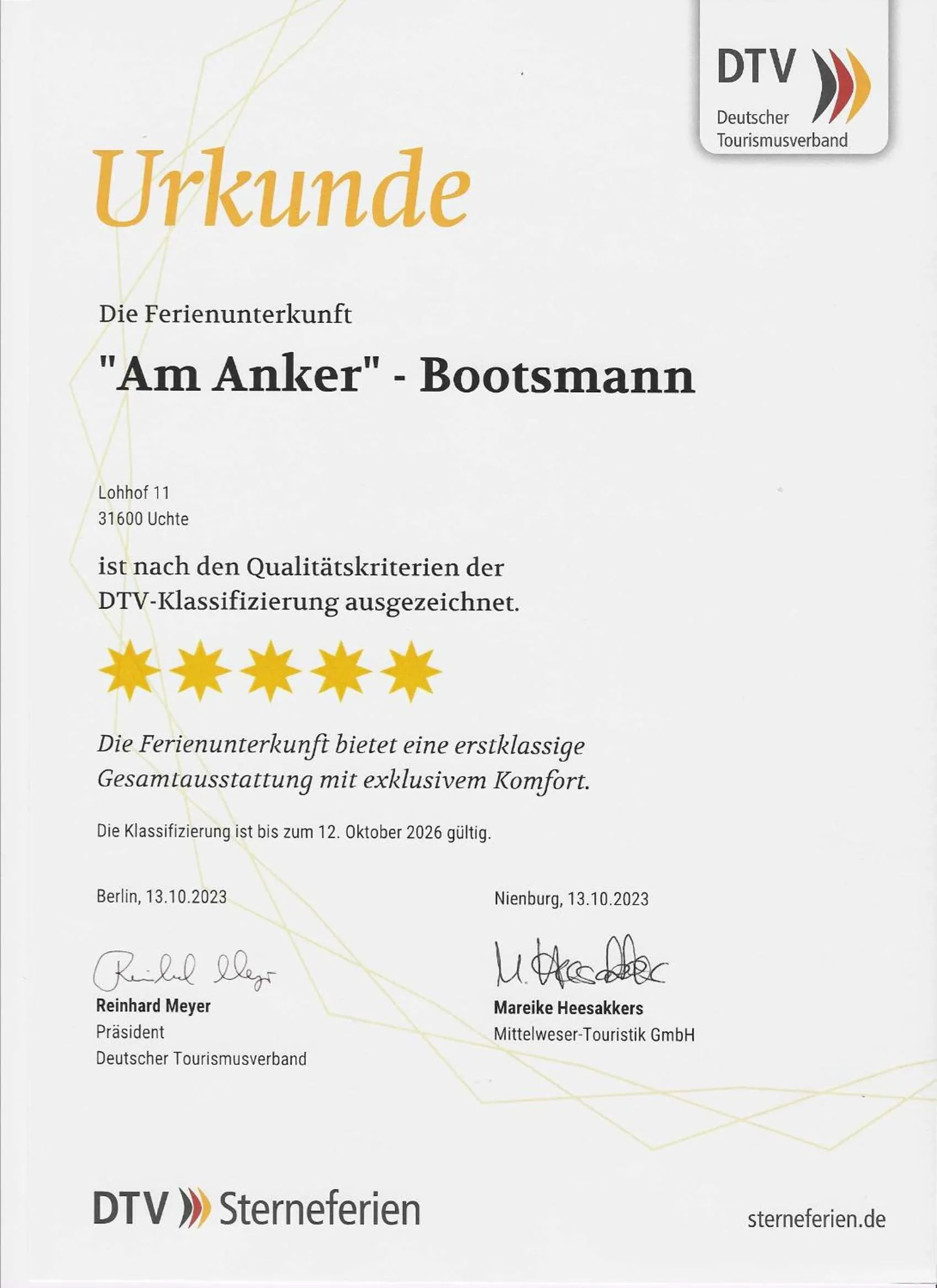 Property logo or sign in Apartment Am Anker