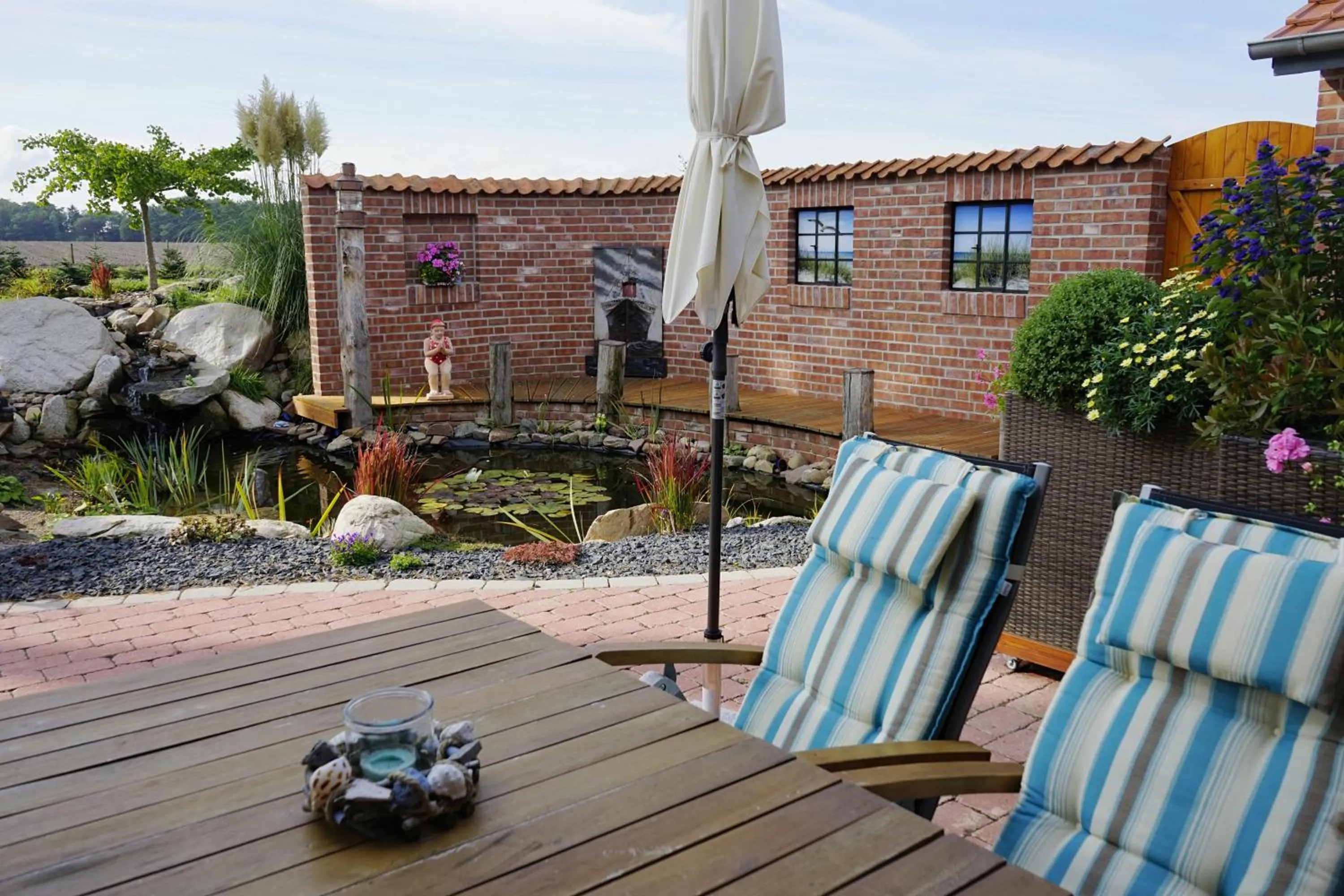 Patio in Apartment Am Anker