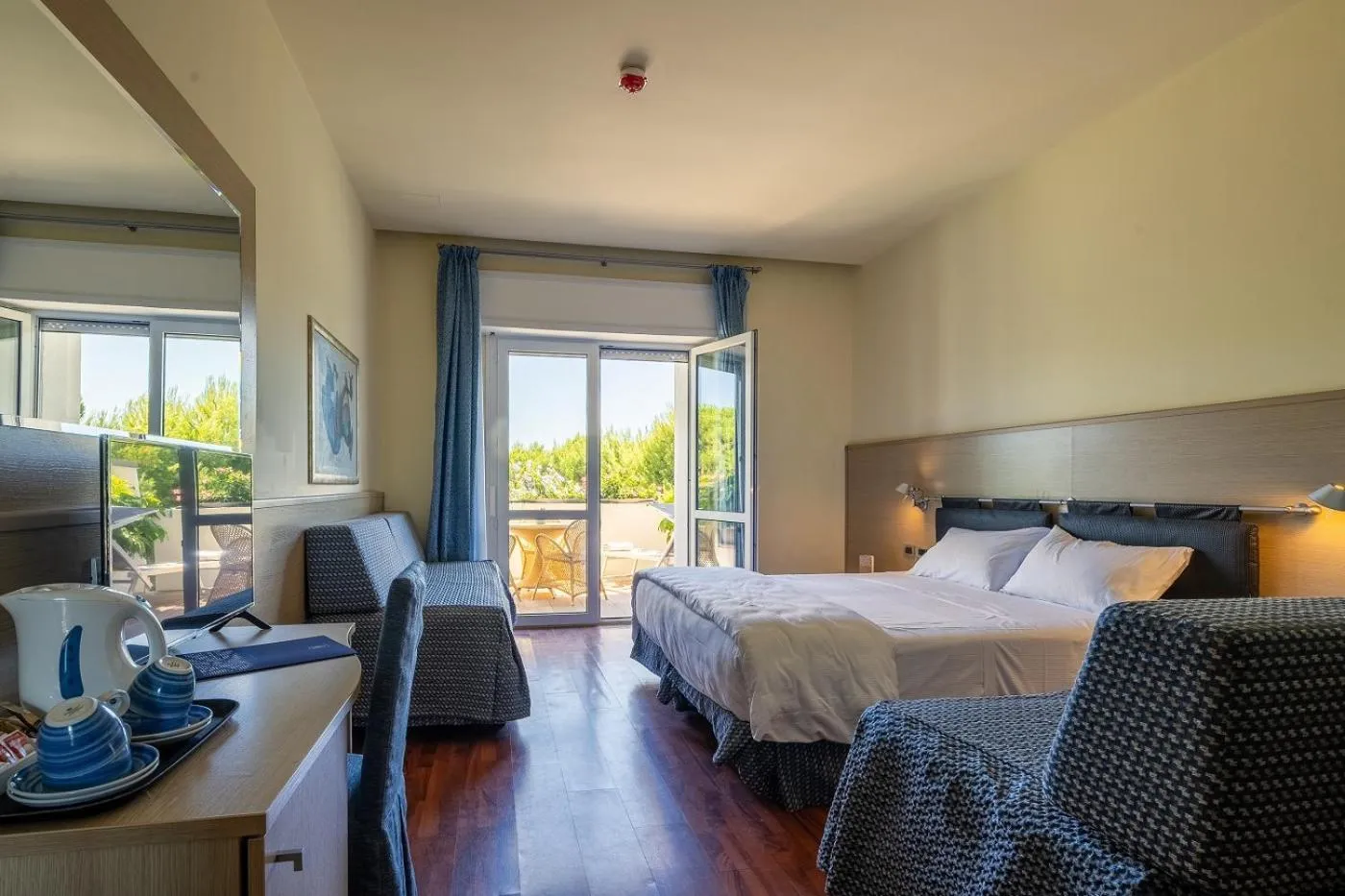 Bed in Il Tridente Hotel