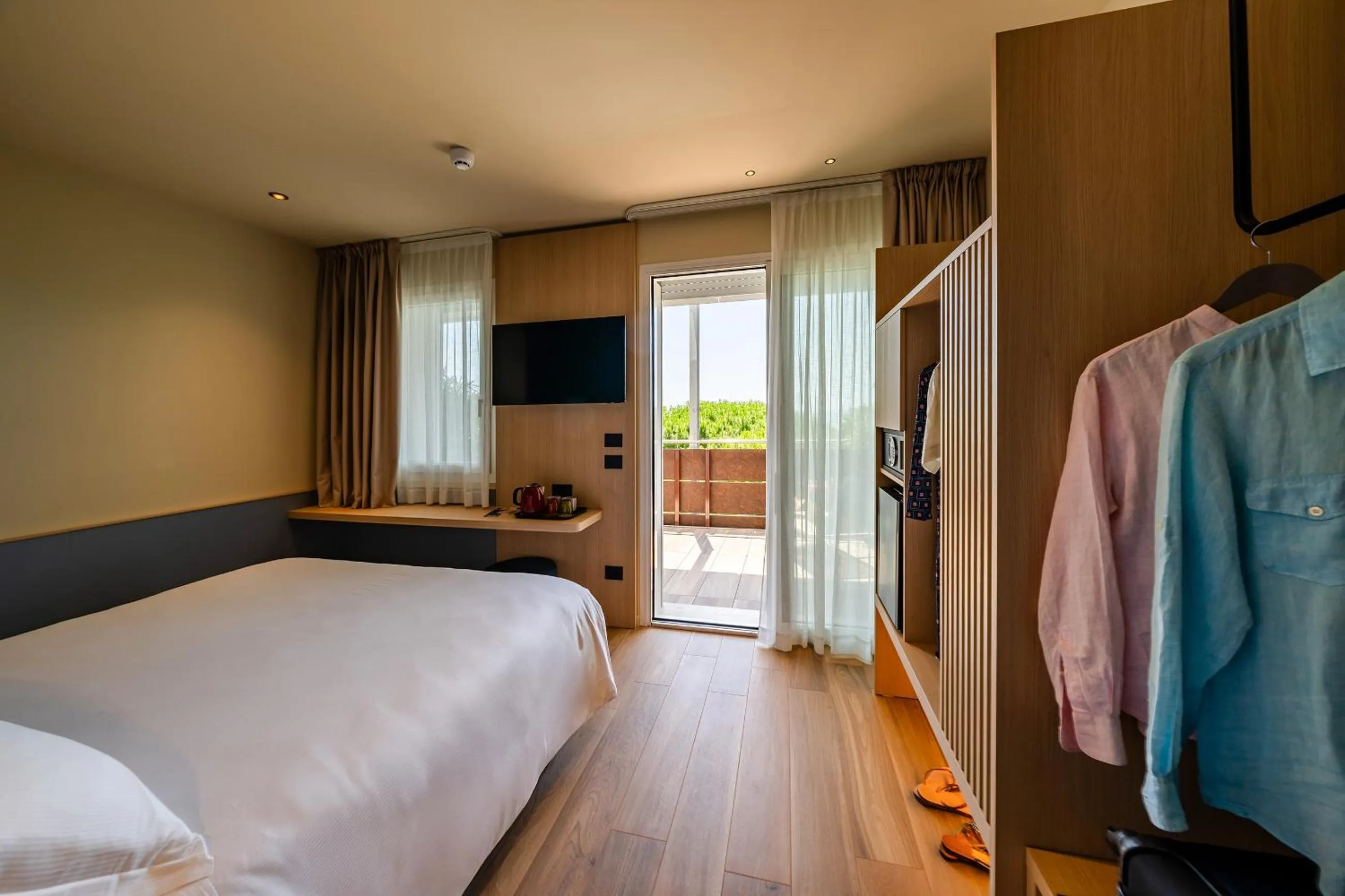 Bed in Il Tridente Hotel