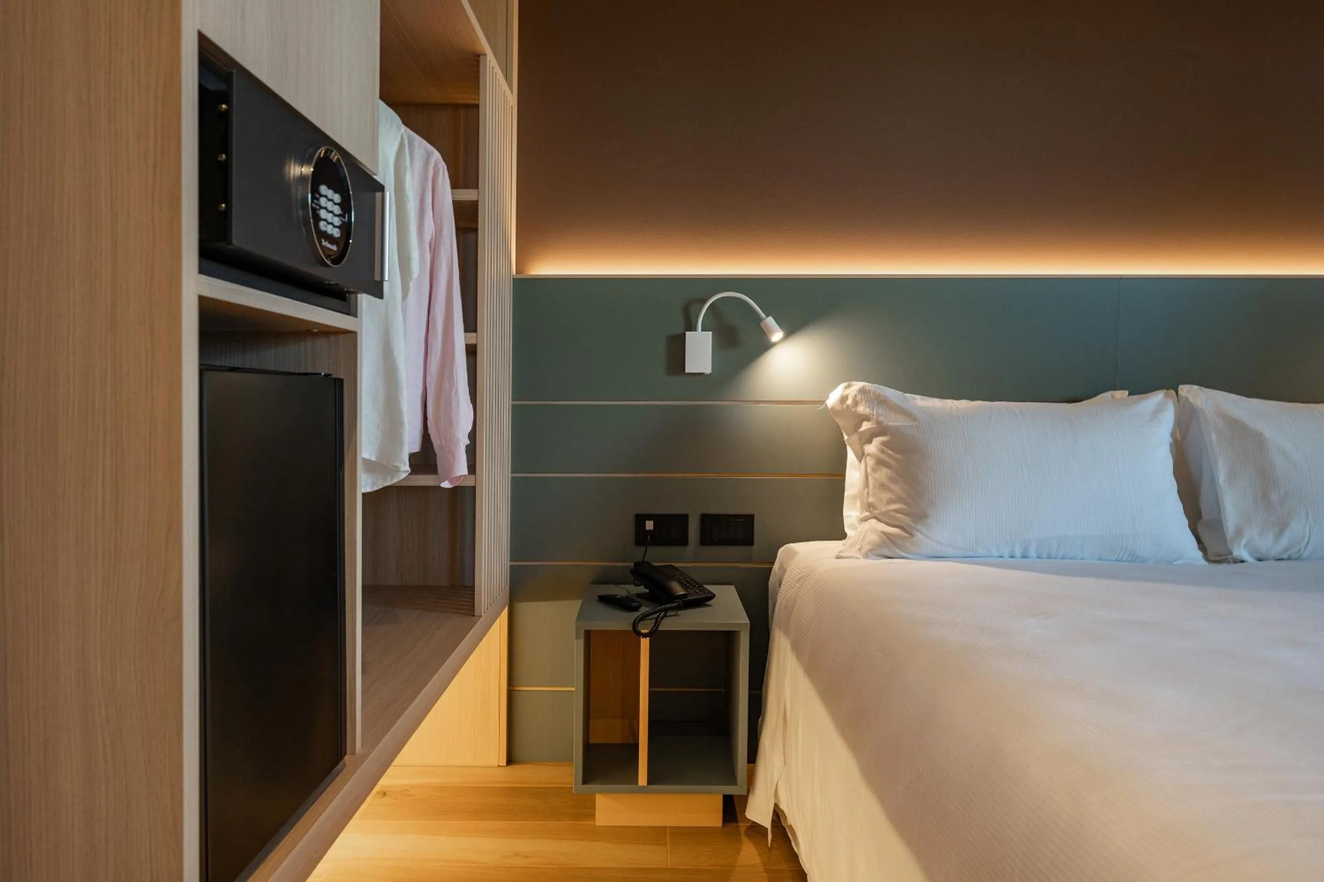 Bed in Il Tridente Hotel