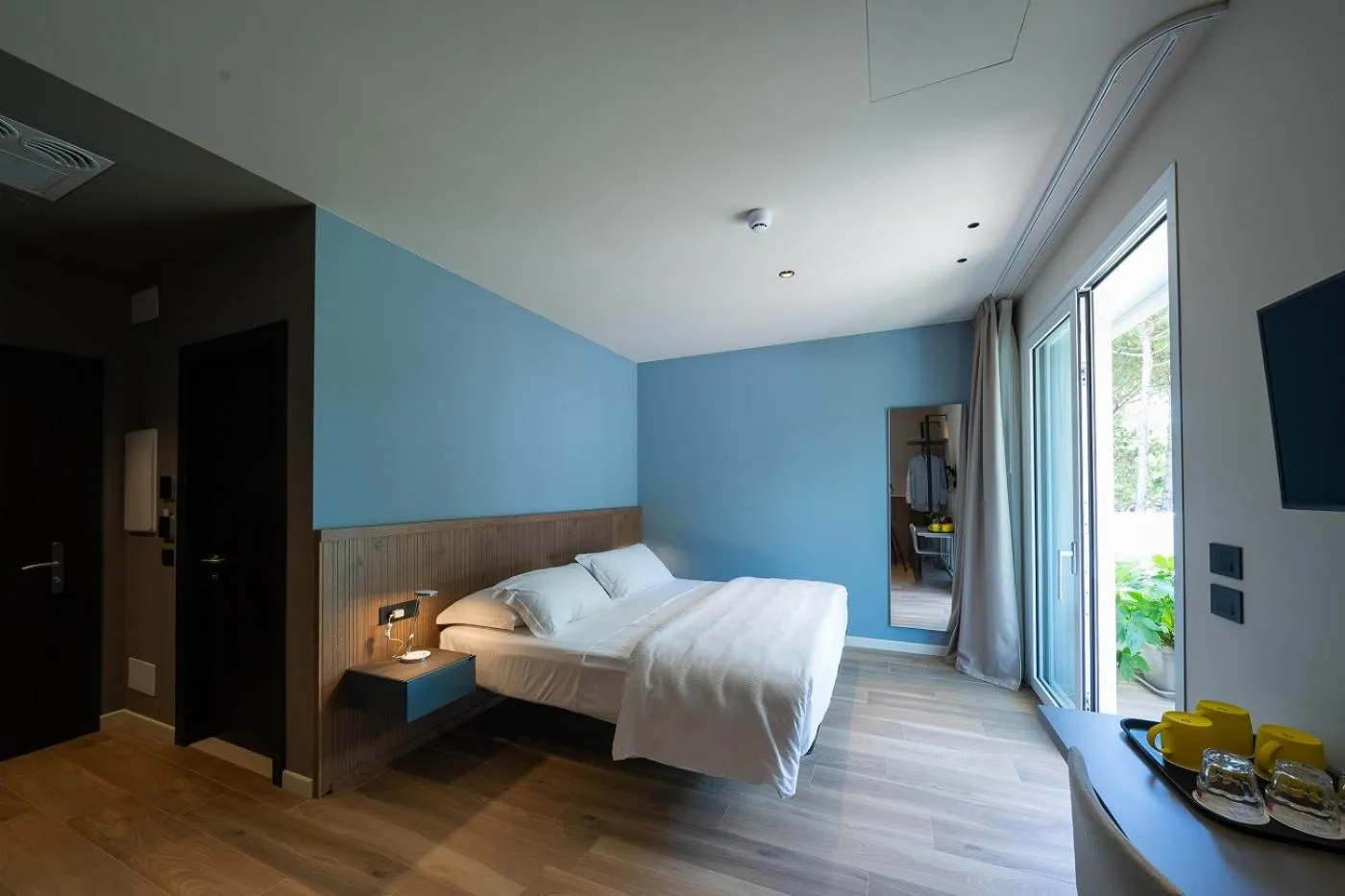 Bed in Il Tridente Hotel