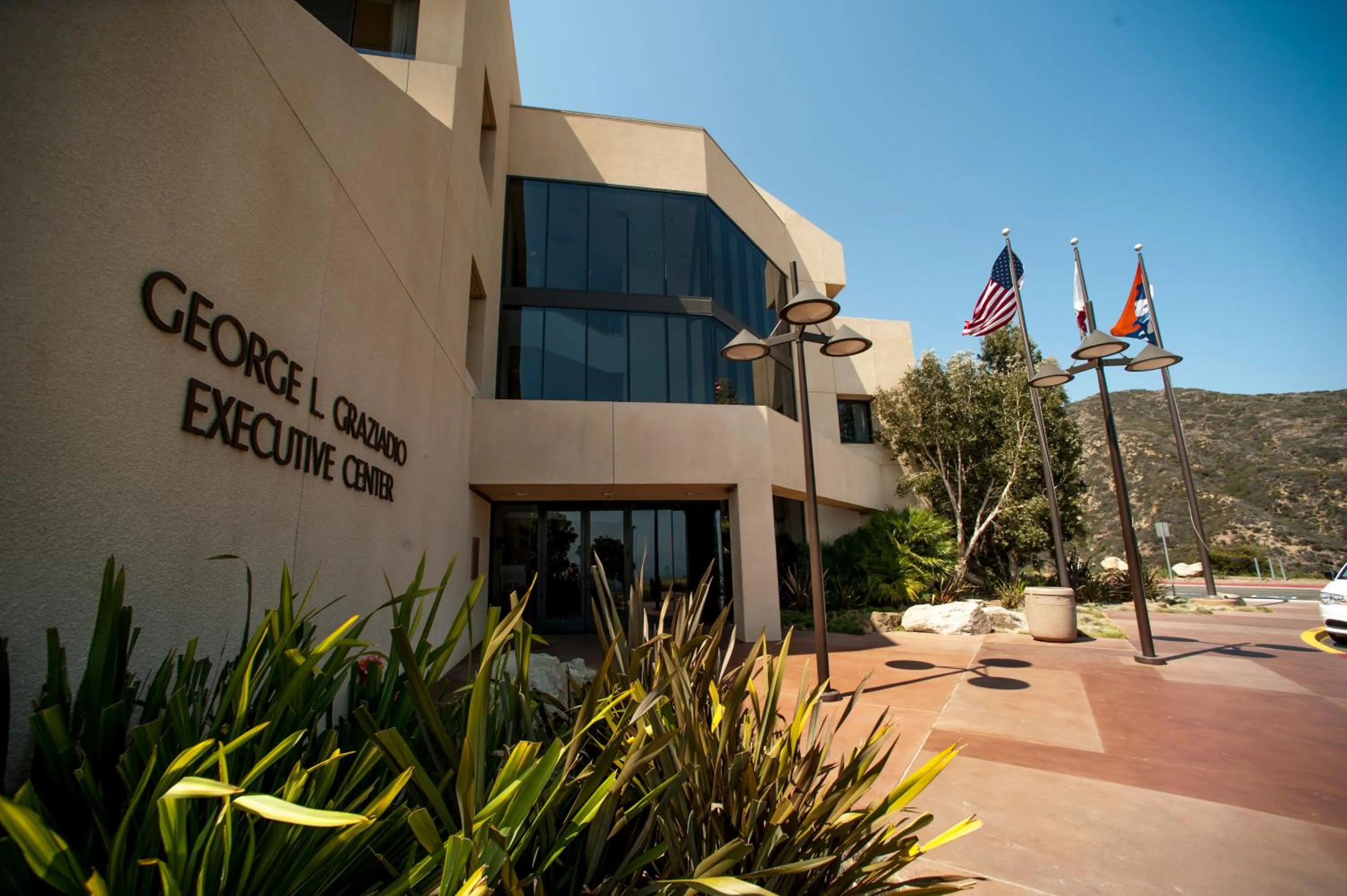 Property building in Villa Graziadio Executive Center at Pepperdine University