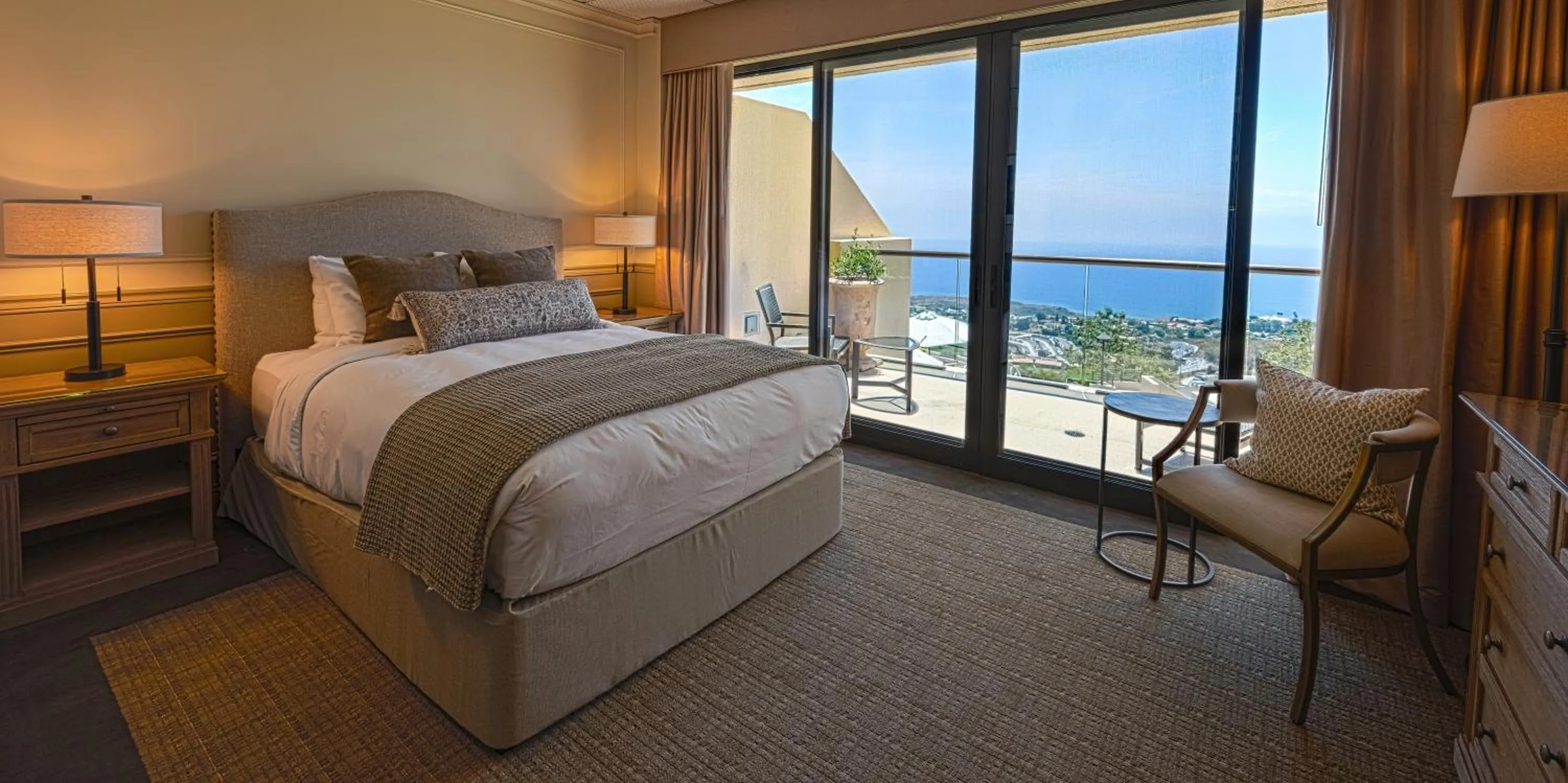 Bedroom in Villa Graziadio Executive Center at Pepperdine University