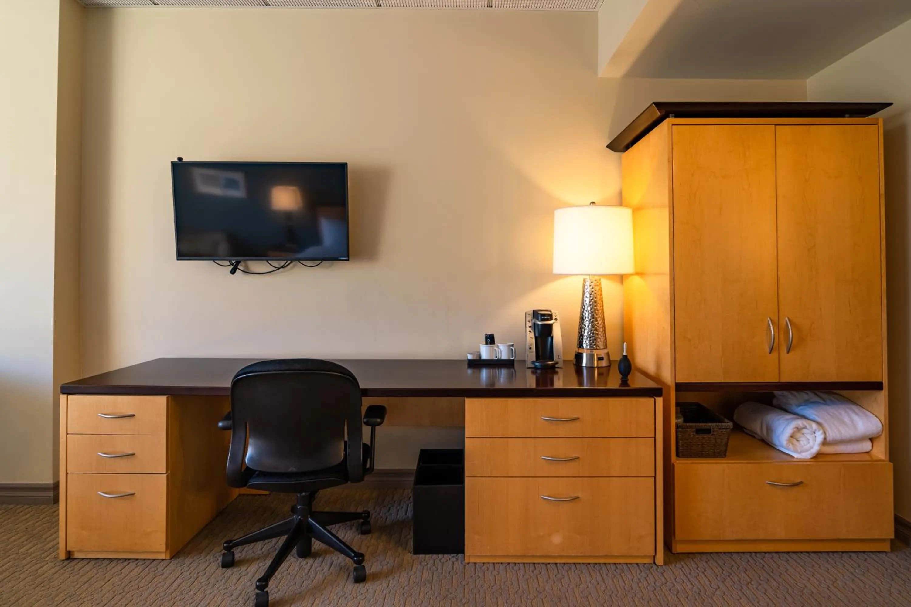 wardrobe in Villa Graziadio Executive Center at Pepperdine University