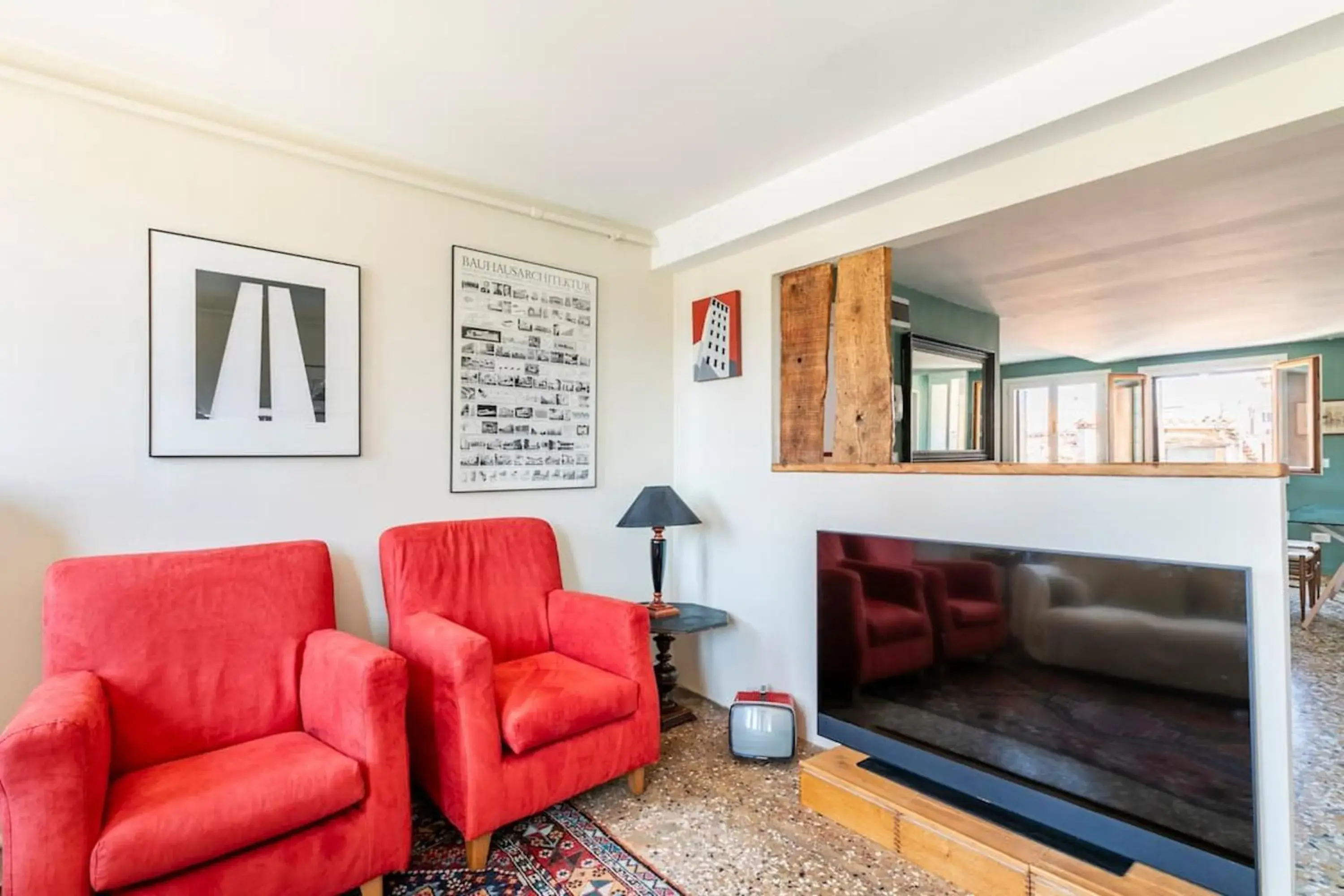 Living room in Cà Formosa Living room in Cà Formosa