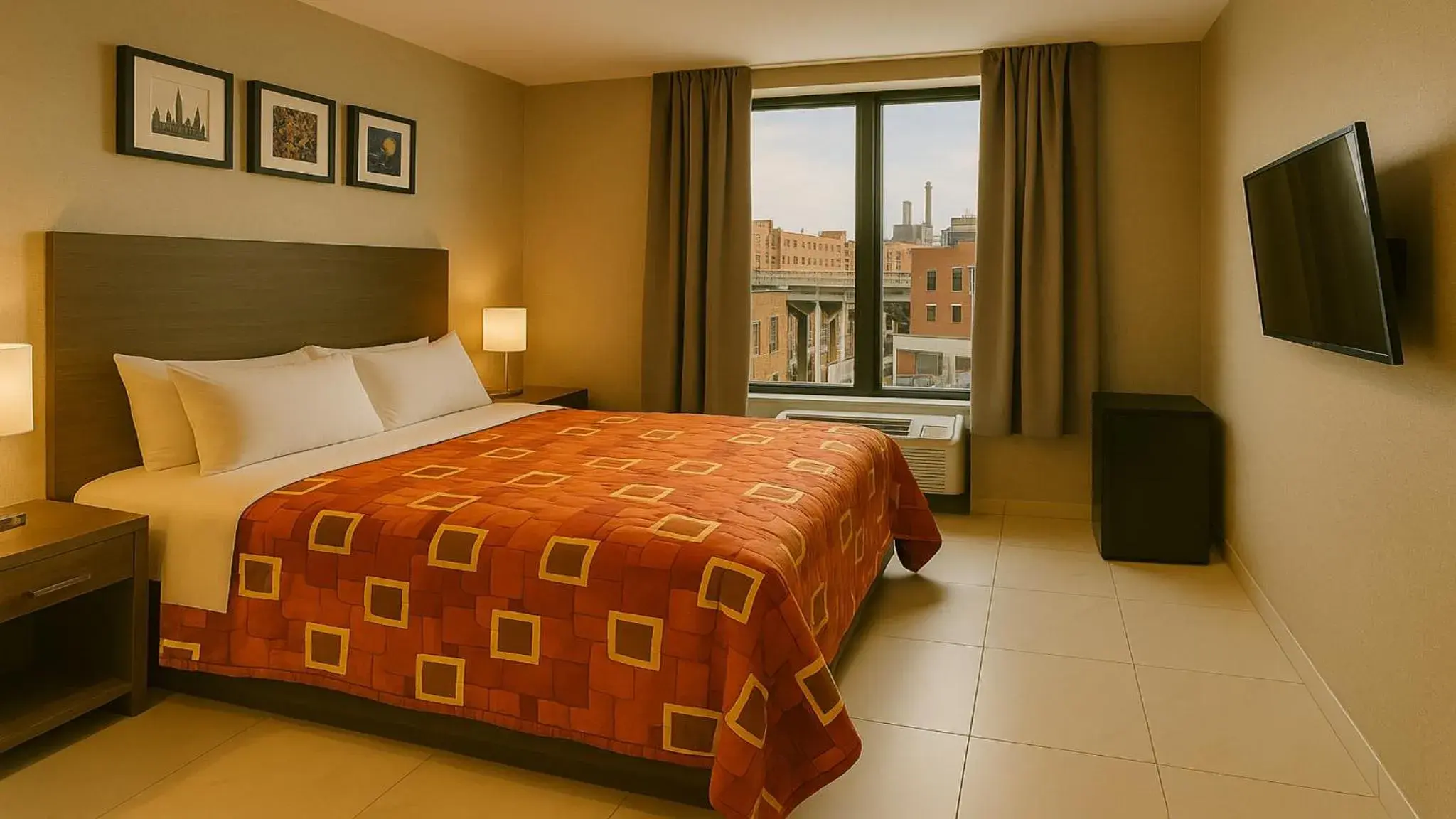 Deluxe King Room in Hotel Fuego Bronx YANKEE STADIUM Deluxe King Room in Hotel Fuego Bronx YANKEE STADIUM