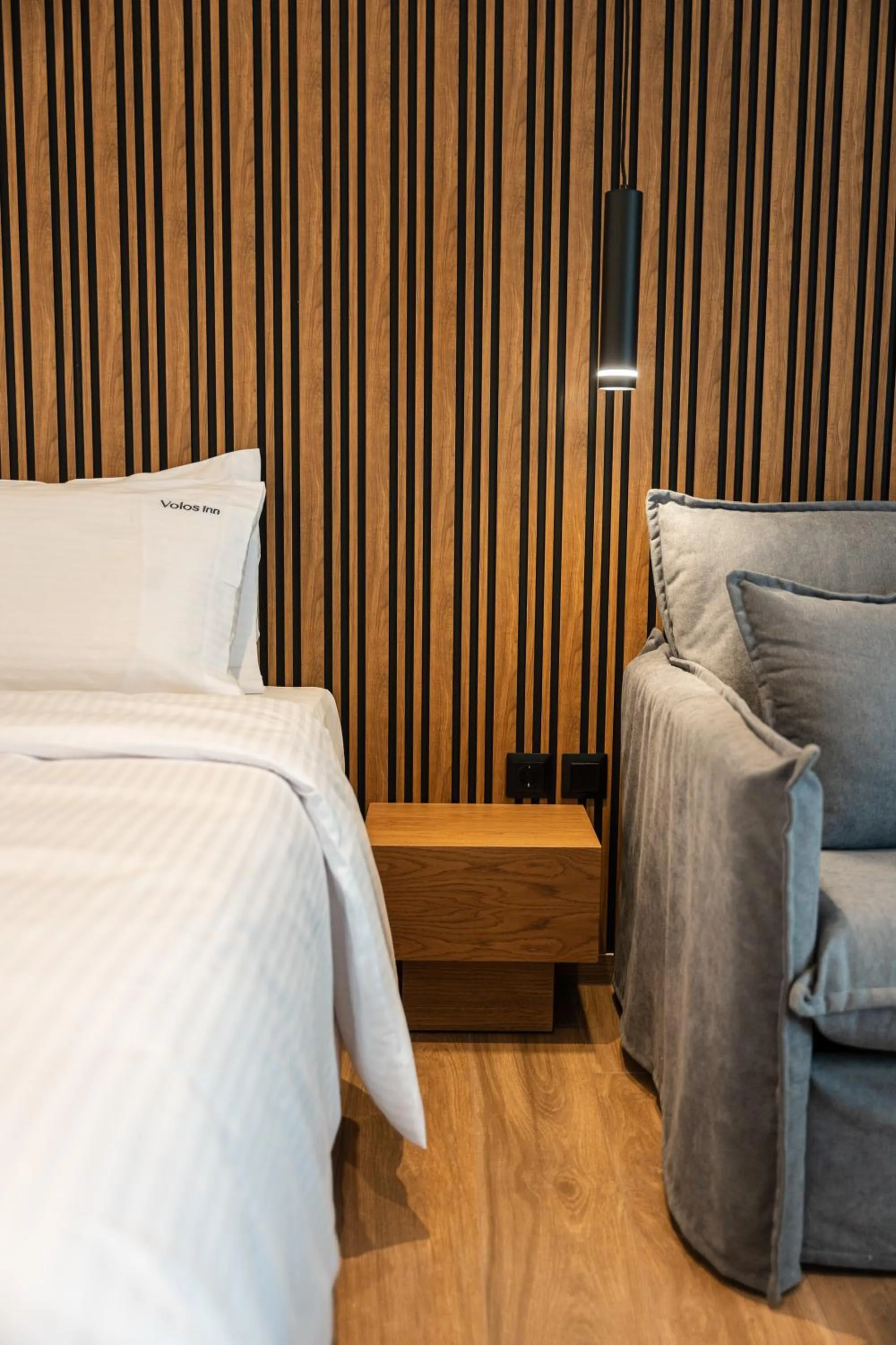 Bed in Volos Inn Hotel