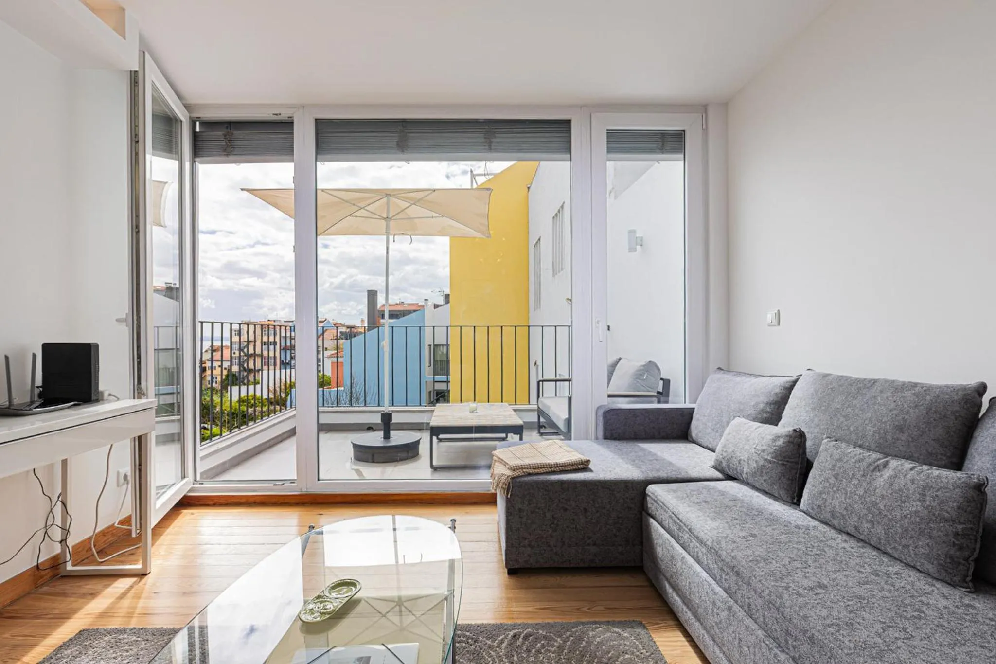 Balcony/Terrace in Barbadinhos Apartments in Lisbon Historic Neighborhood