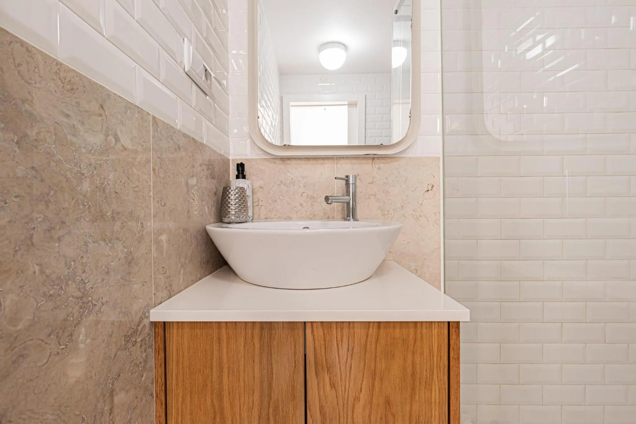 Bathroom in Barbadinhos Apartments in Lisbon Historic Neighborhood