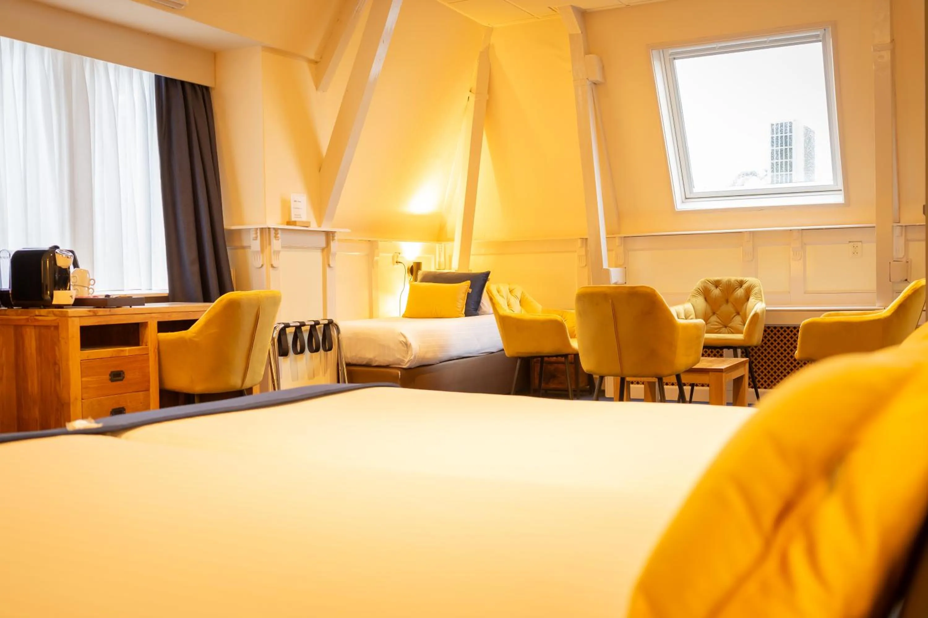 Bed in Hotel de Gulden Leeuw