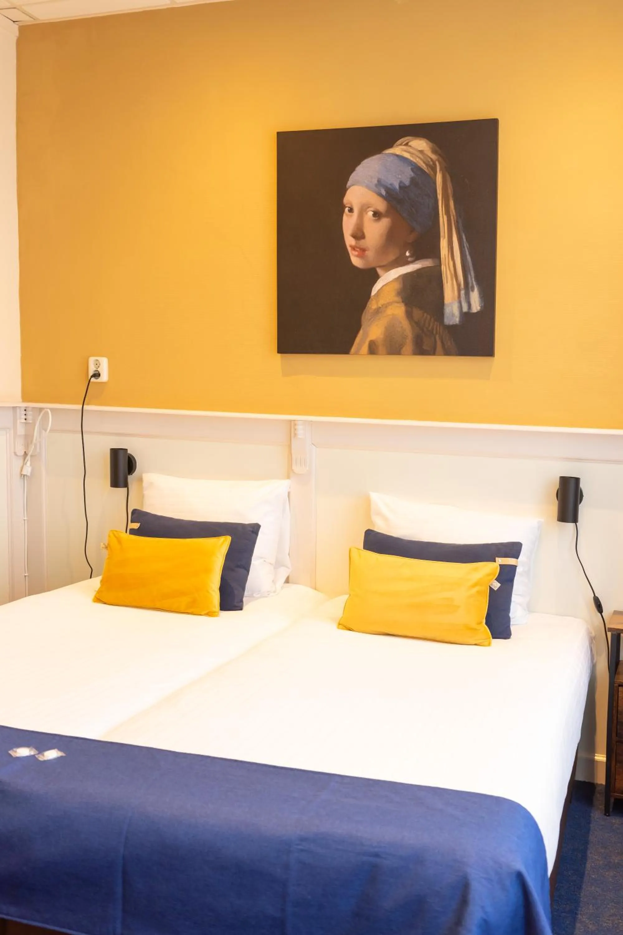 Bed in Hotel de Gulden Leeuw