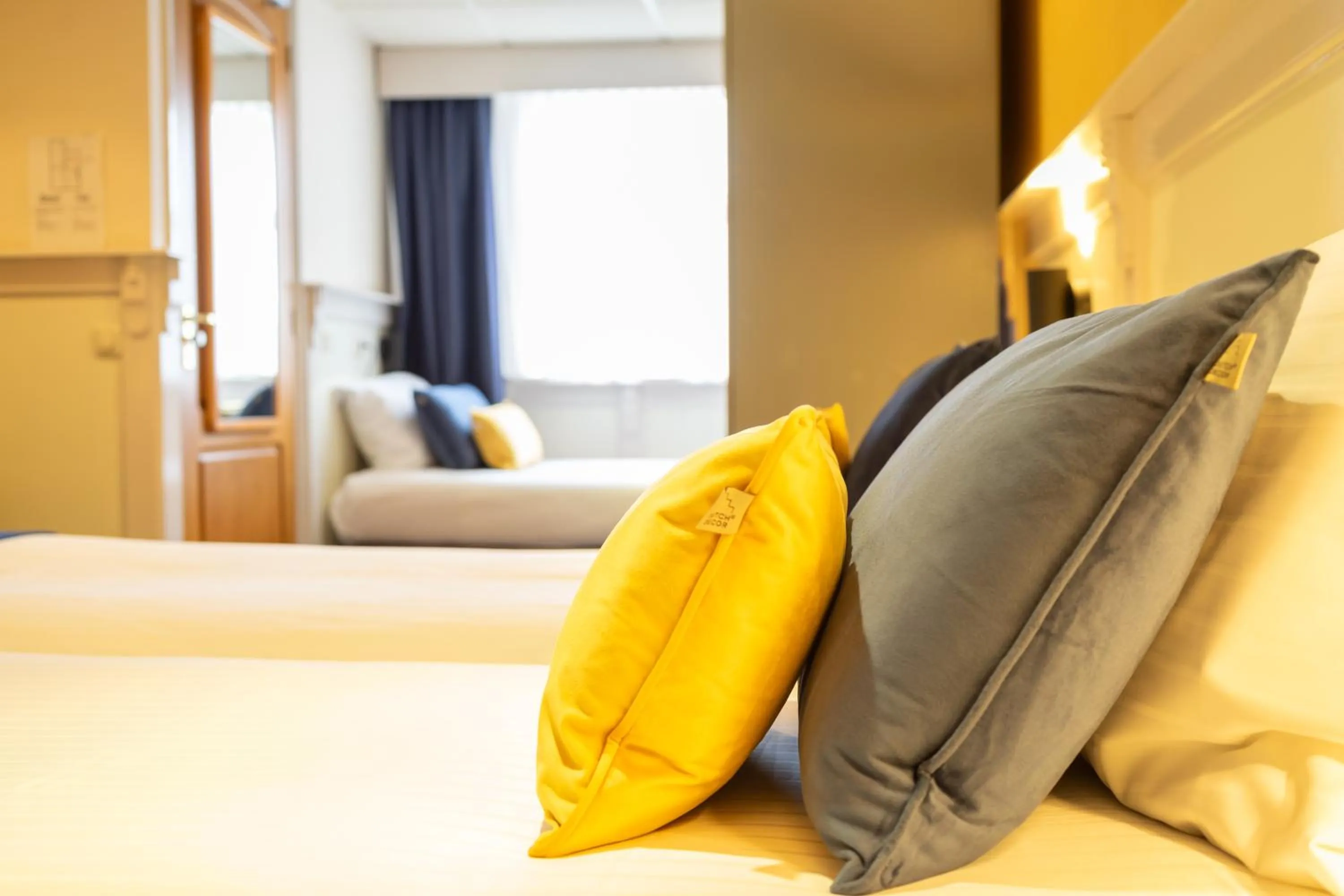 Bed in Hotel de Gulden Leeuw