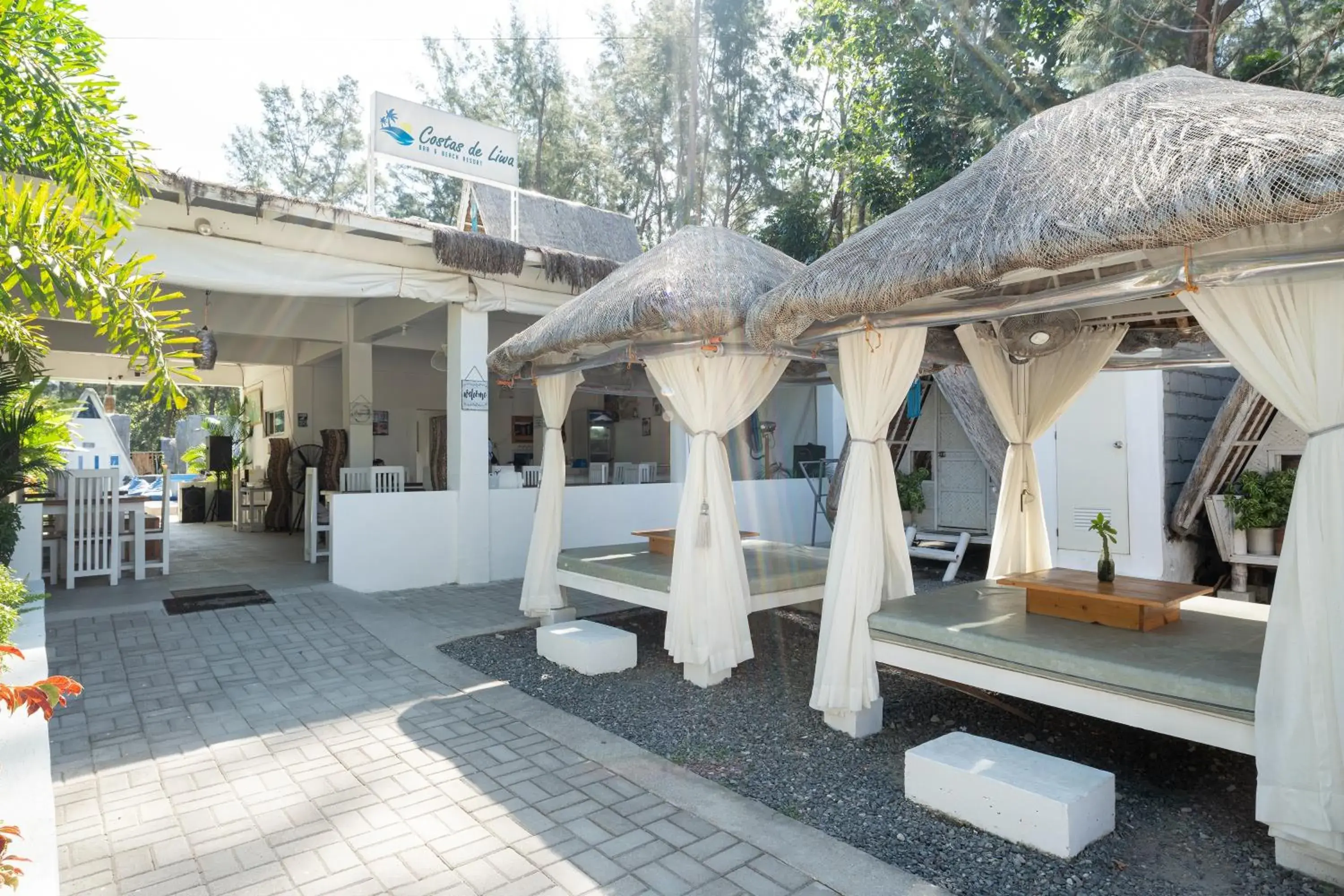 Lobby or reception in Costas De Liwa Bar & Beach Resort Lobby or reception in Costas De Liwa Bar & Beach Resort