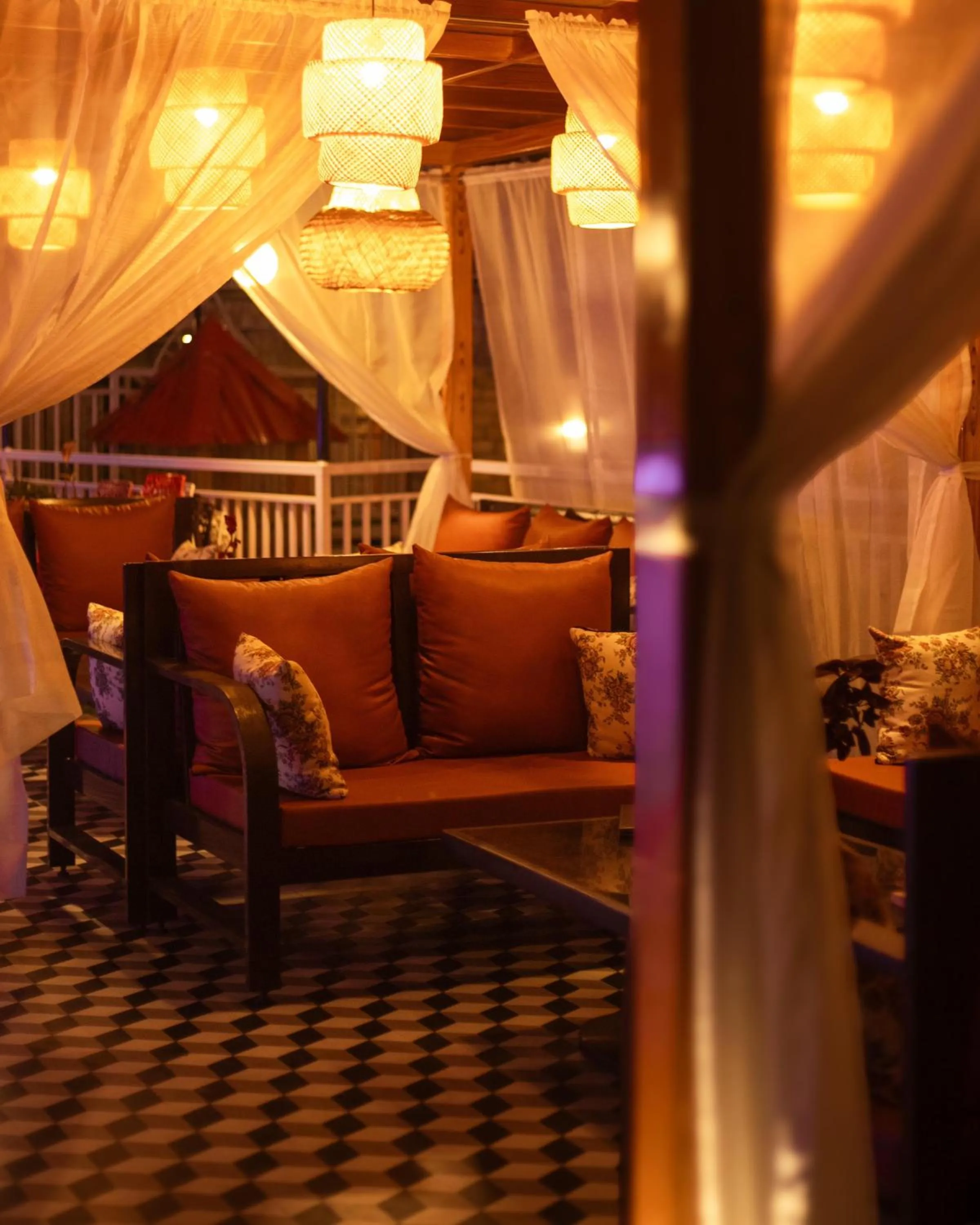 Seating area in Kasar Himalaya Holiday Resort, Binsar Rd