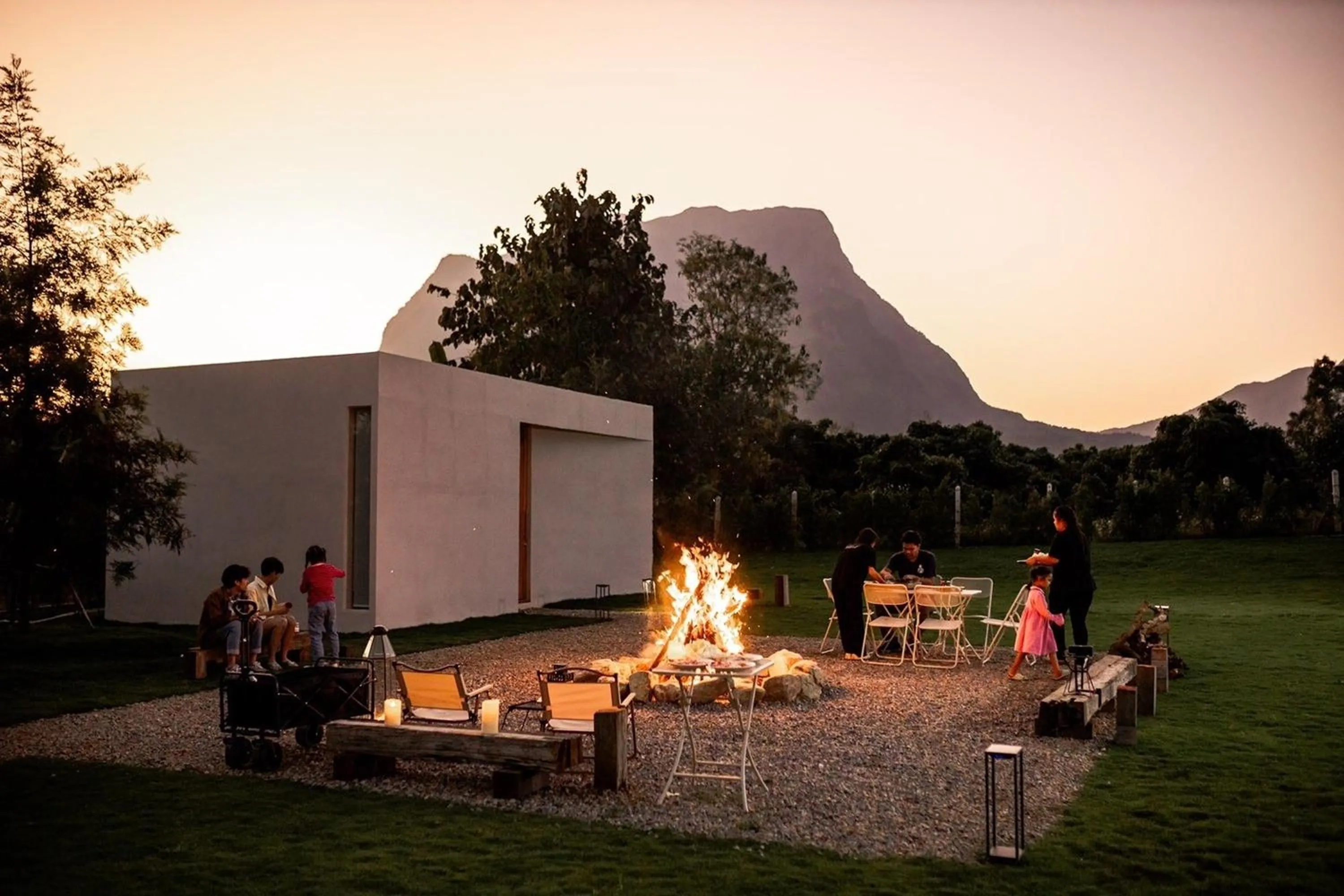 Natural landscape in Mist Villa