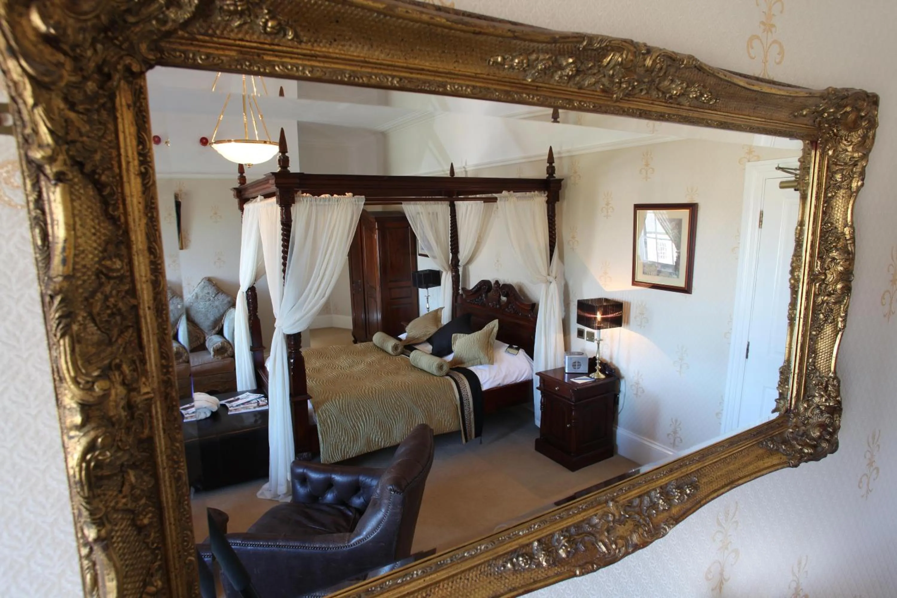 Decorative detail, Bed in Bannatyne Hotel Darlington