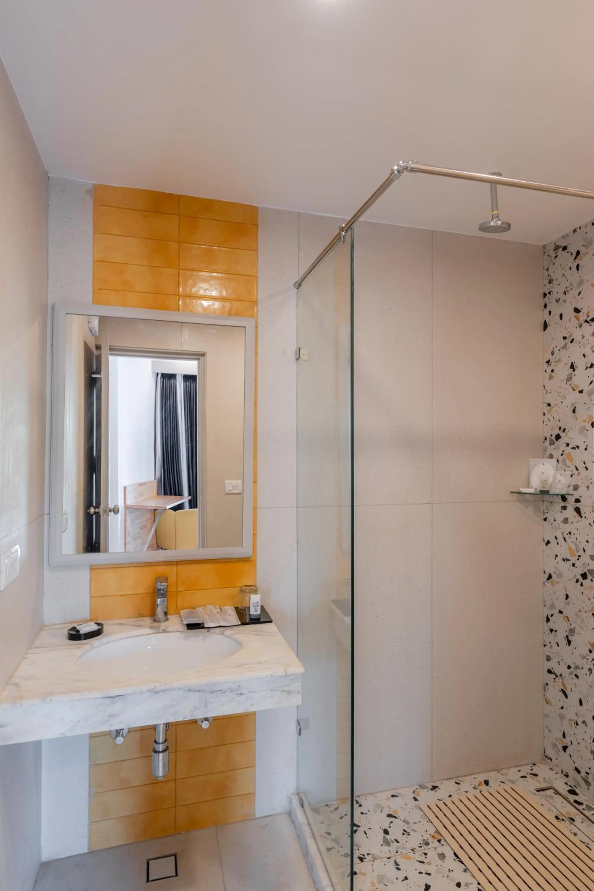 Bathroom in Bedzzz Xclusiv Morjim, Goa By Leisure Hotels