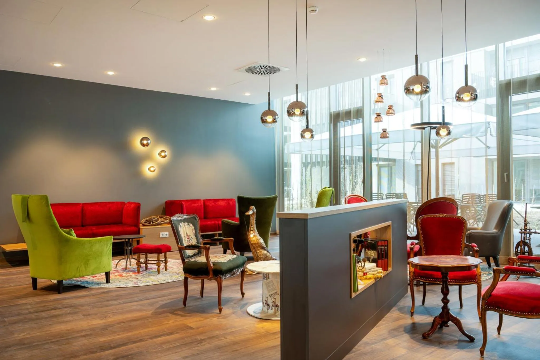 Lounge or bar in mightyTwice Hotel Achern