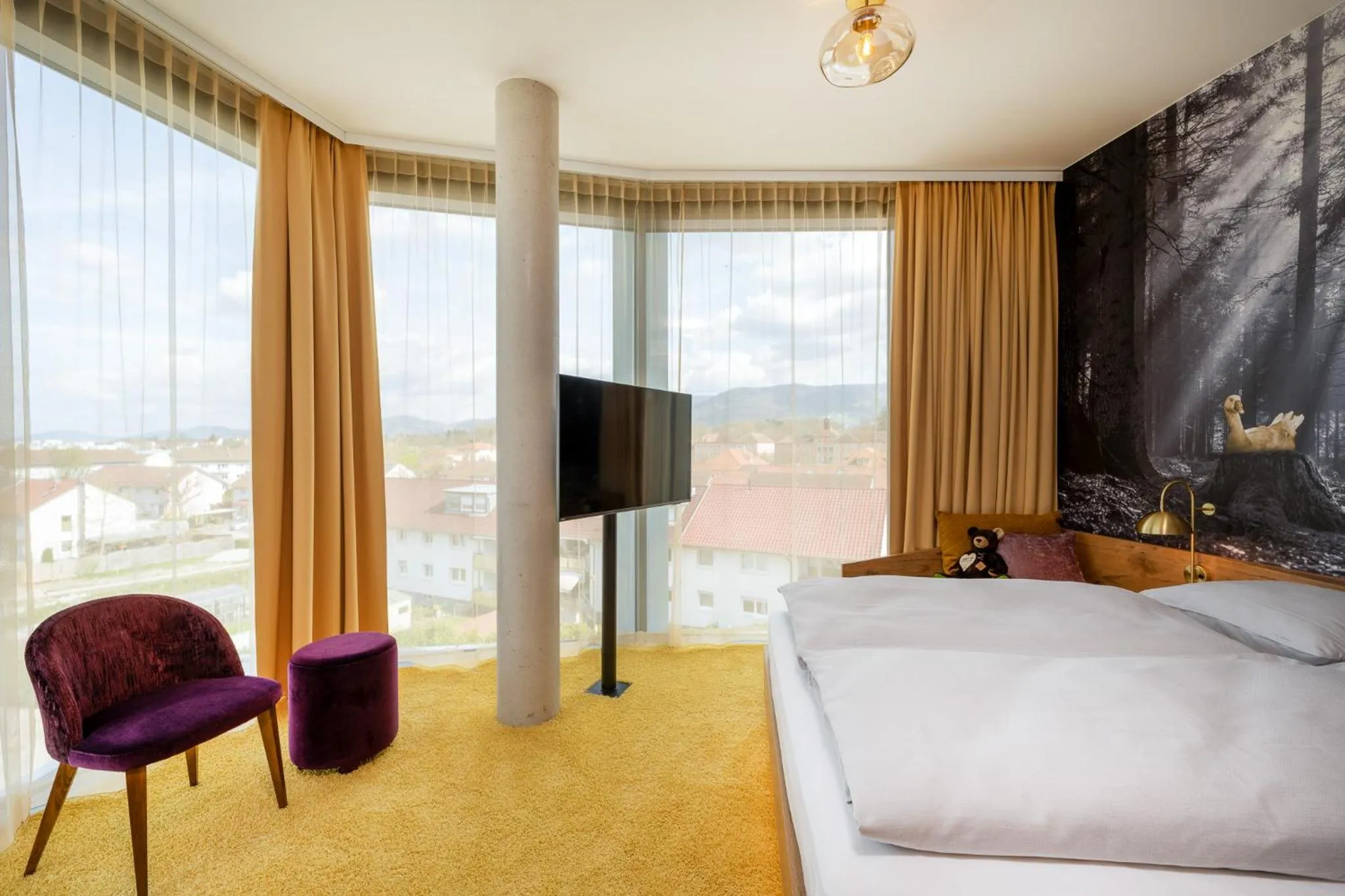 Photo of the whole room, Bed in mightyTwice Hotel Achern