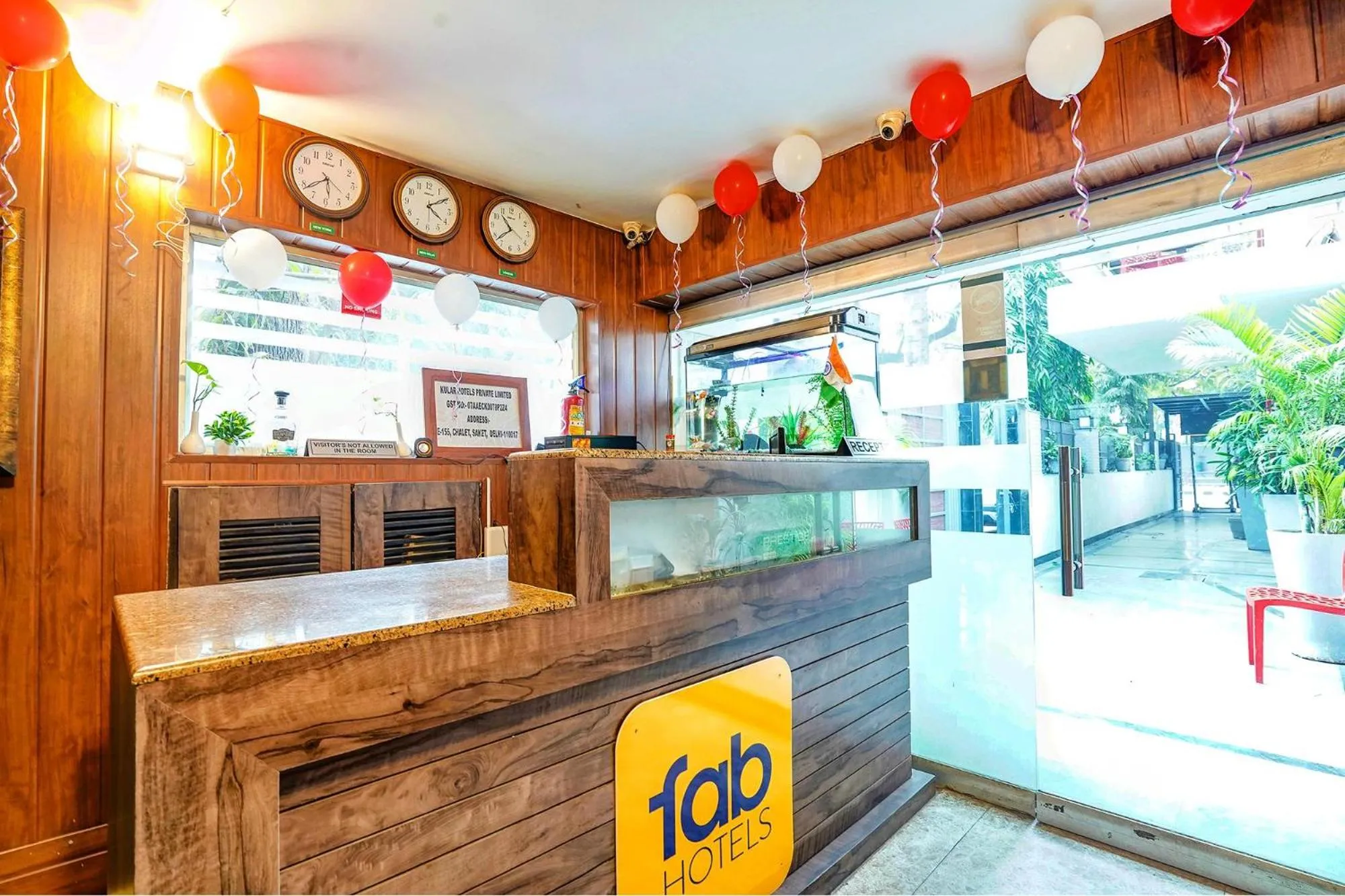 Lobby or reception in FabHotel Kular