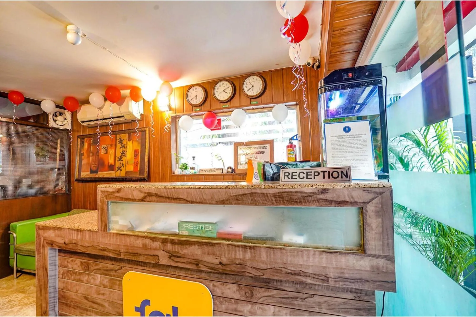 Lobby or reception in FabHotel Kular