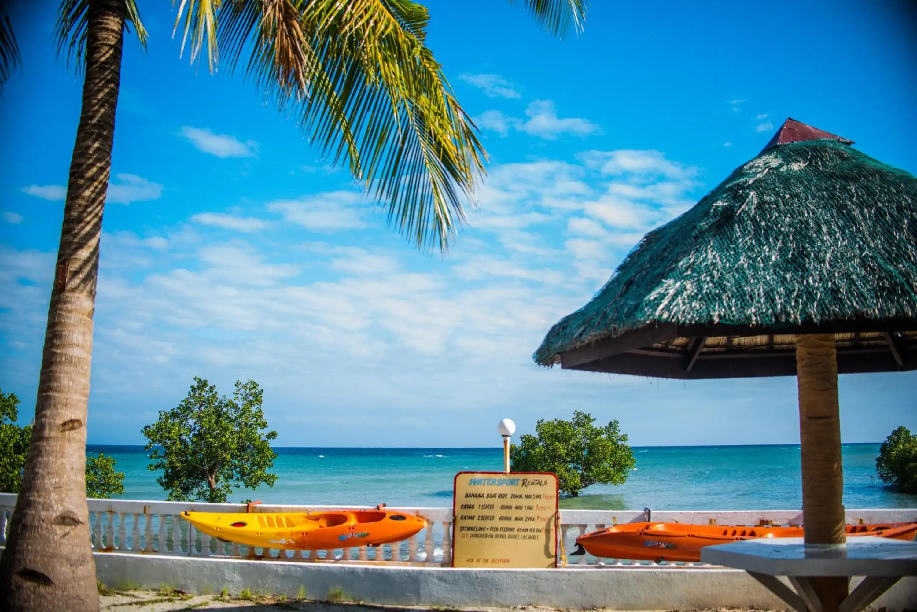 Sea view in Whispering Palms Island Resort Sea view in Whispering Palms Island Resort