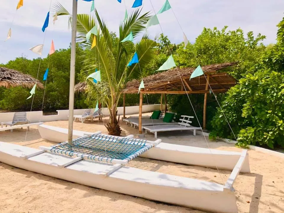 Seating area in Whispering Palms Island Resort