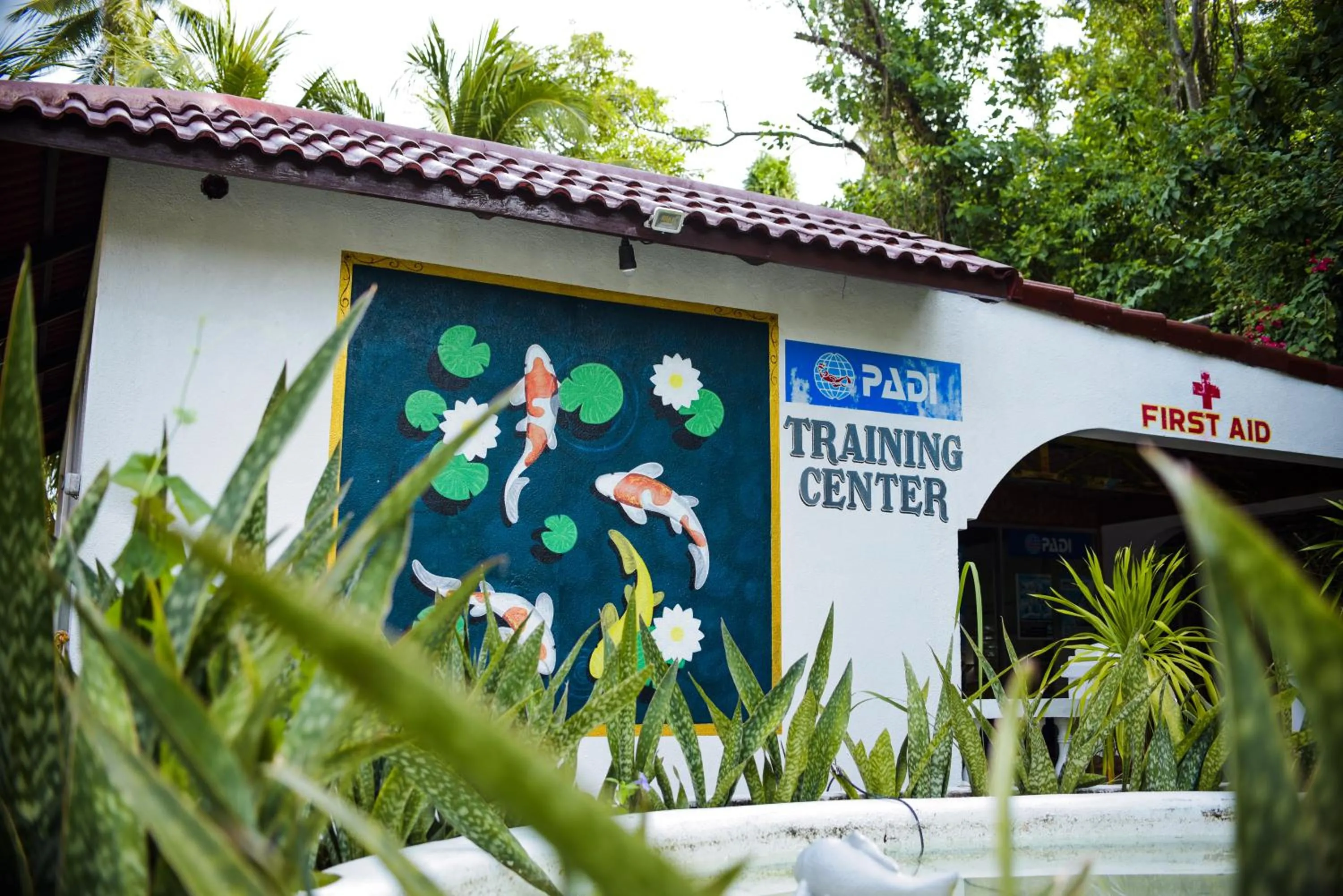 Garden view in Whispering Palms Island Resort