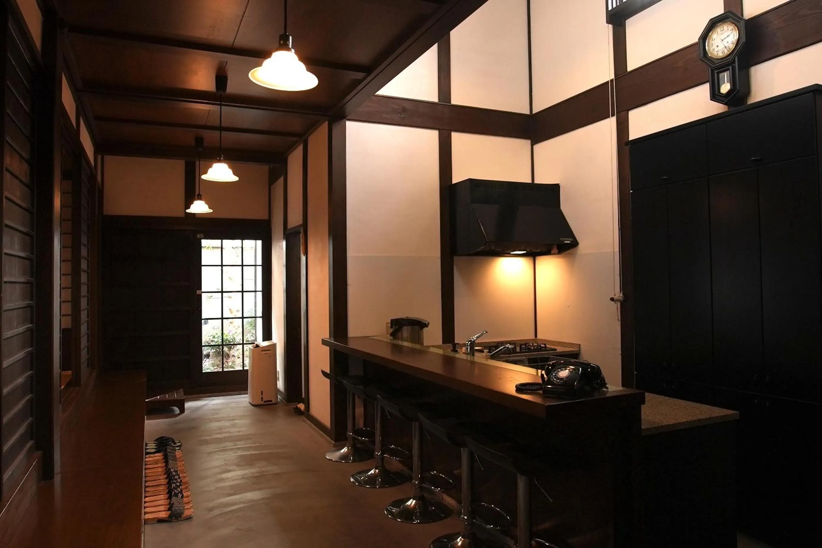 kitchen in KAMIYASHIKI Private Hotel - Self Check-in Only