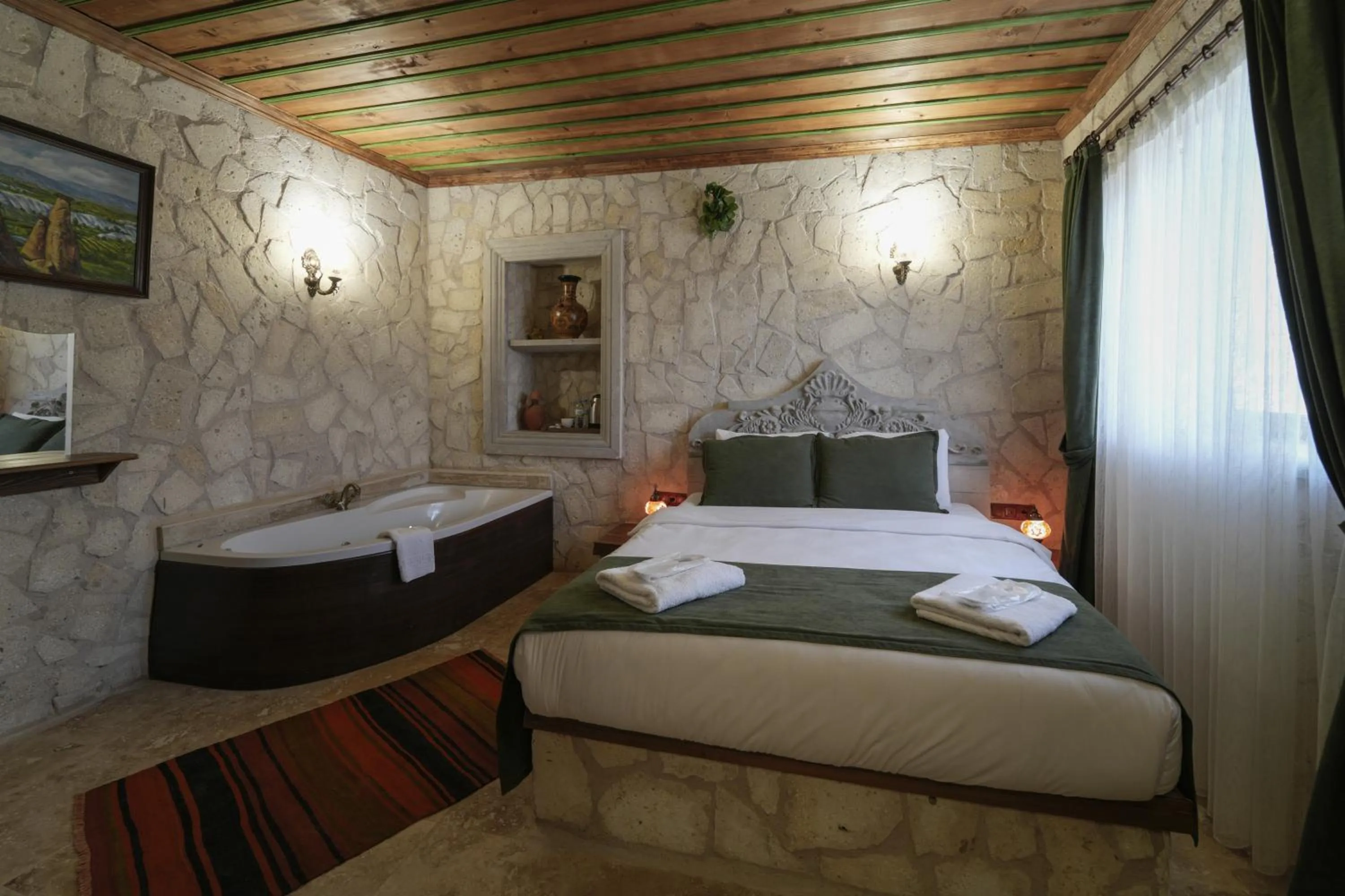 Bed in By Yüksel Cave