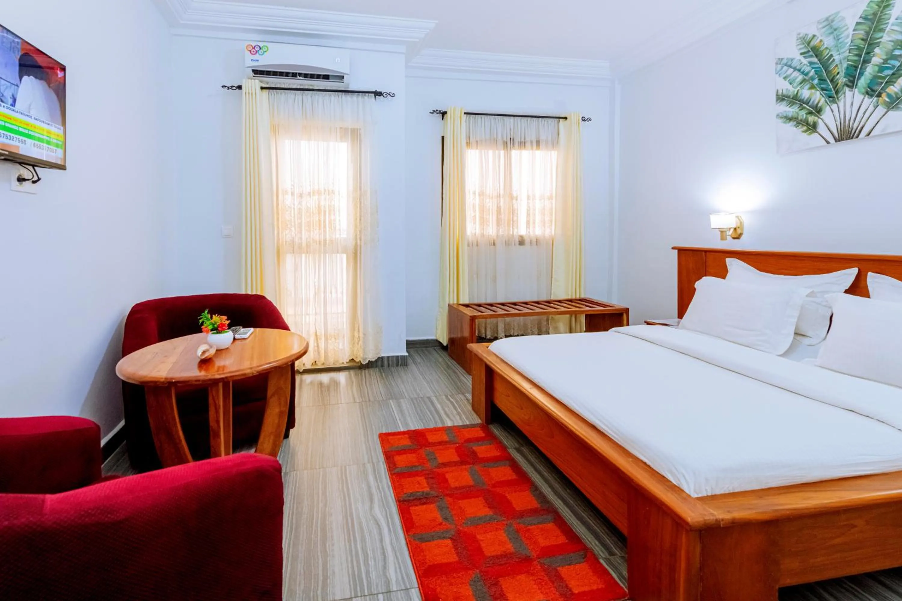 Bed in HOTEL DE L'OCEAN KRIBI