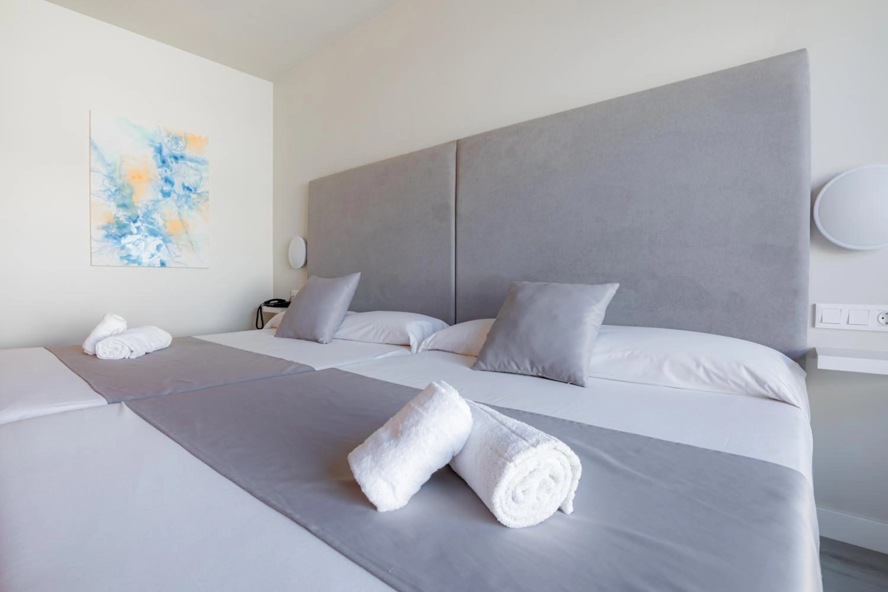 Patio, Bed in ON City Resort All Inclusive Prime