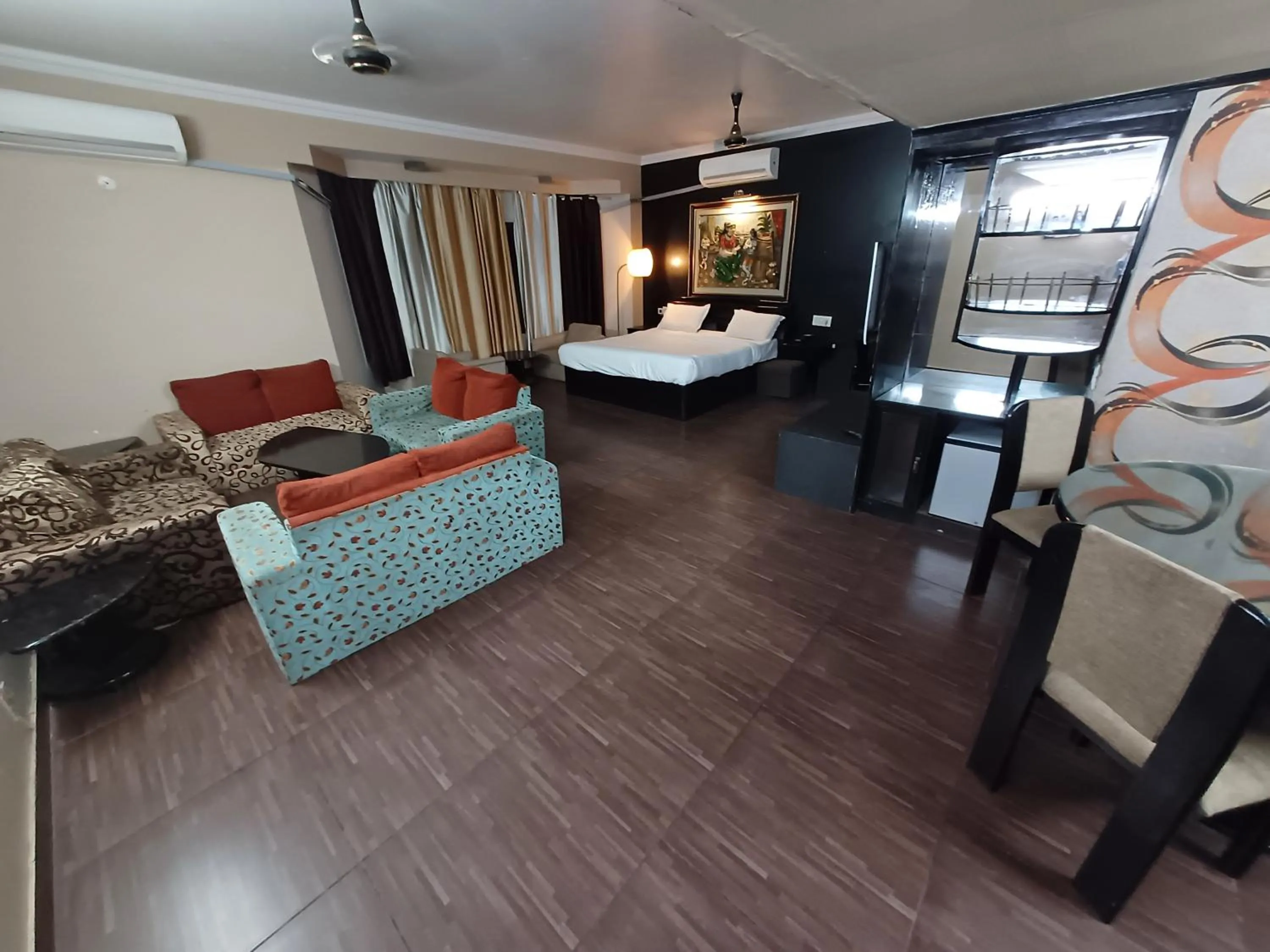 Photo of the whole room, Bed in Hotel Maya international