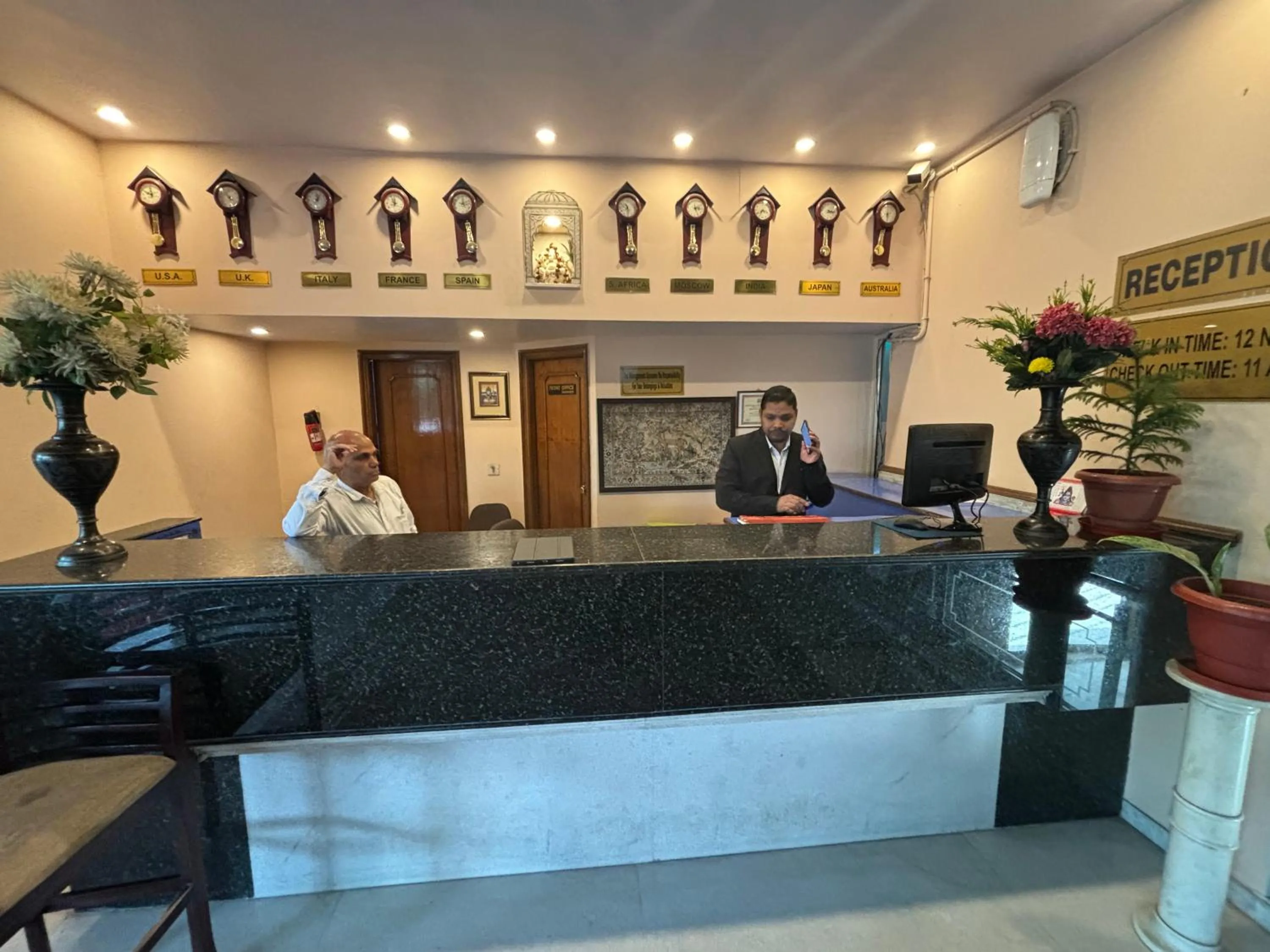 Lobby or reception in Hotel Maya international