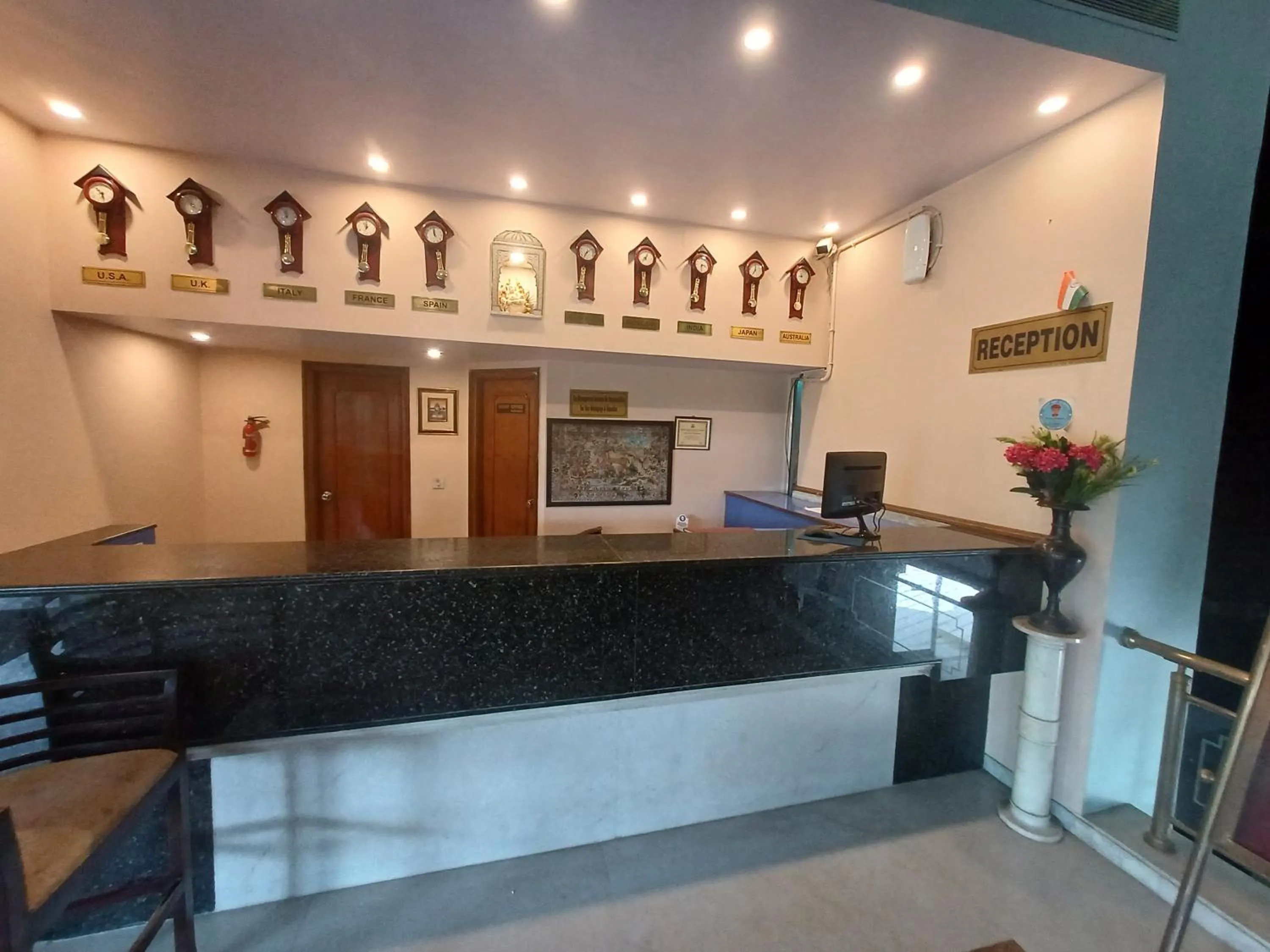 Lobby or reception in Hotel Maya international