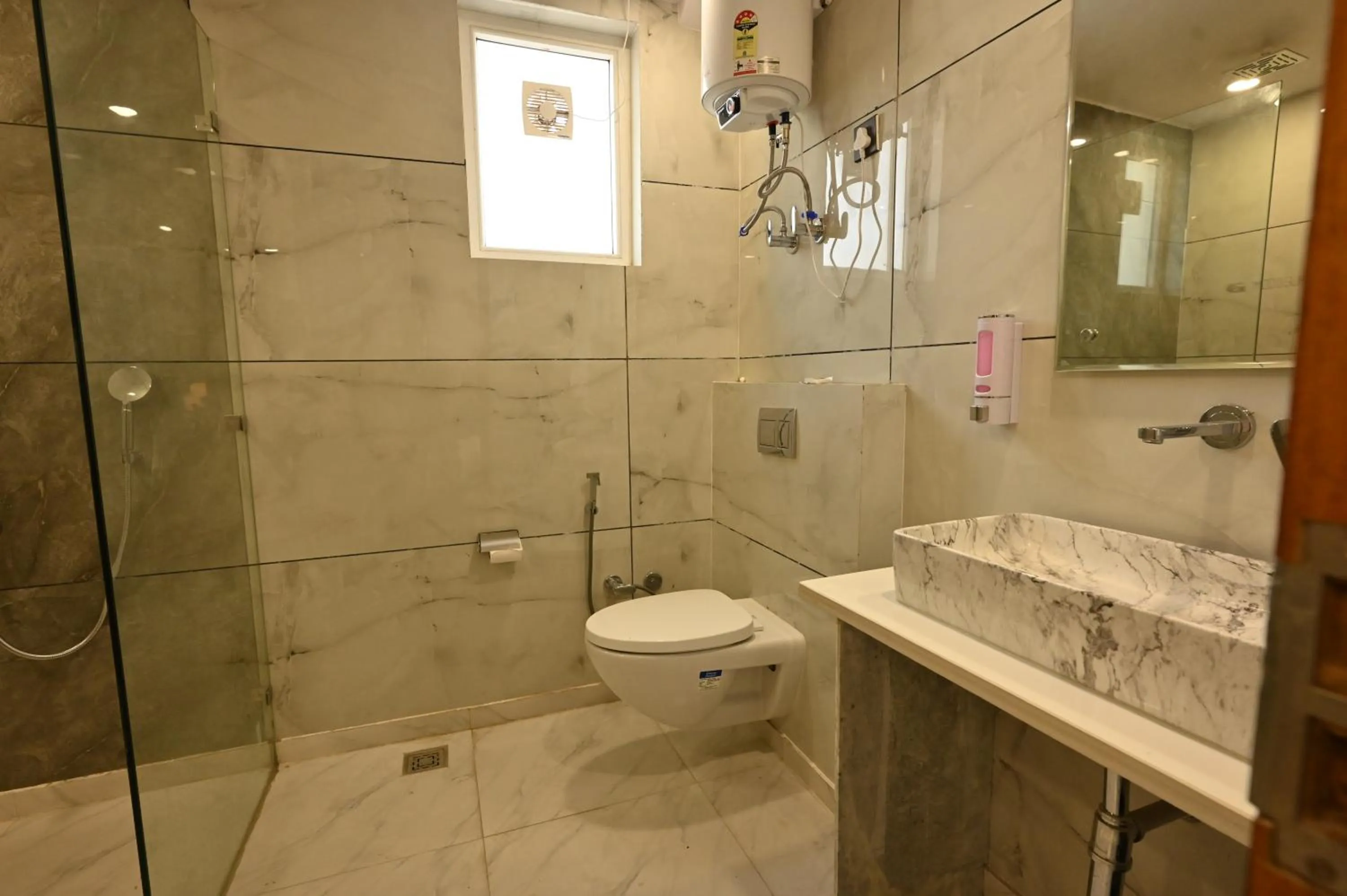 Shower in Hotel Down Town Paschim Vihar