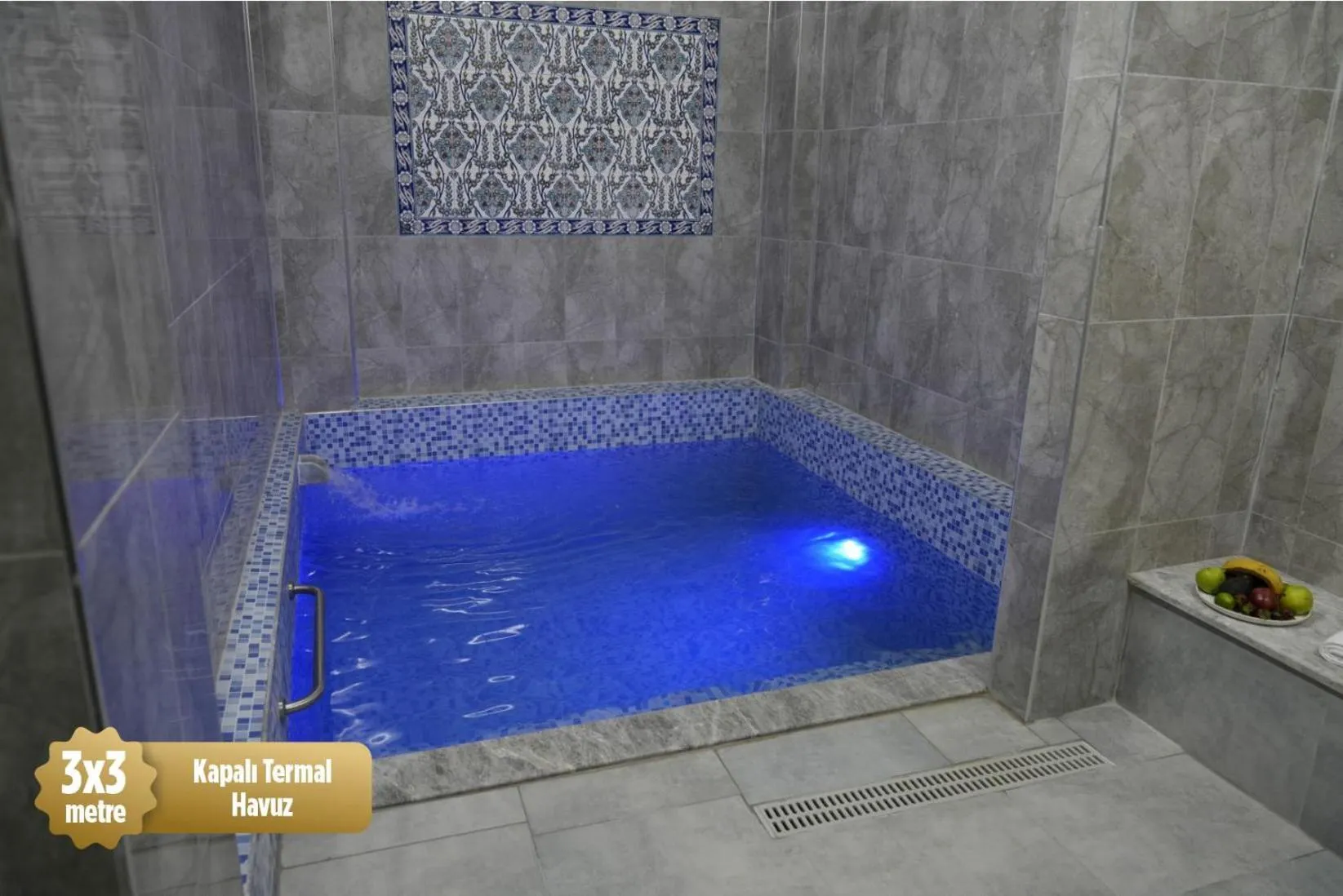 Hot Spring Bath in Villa Kent Termal Otel