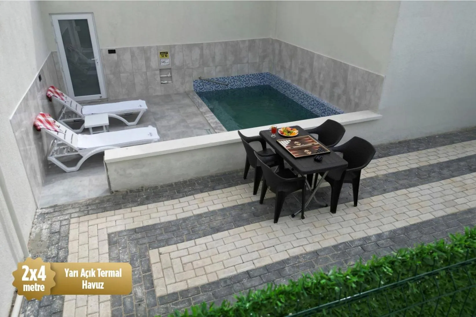 sunbed in Villa Kent Termal Otel