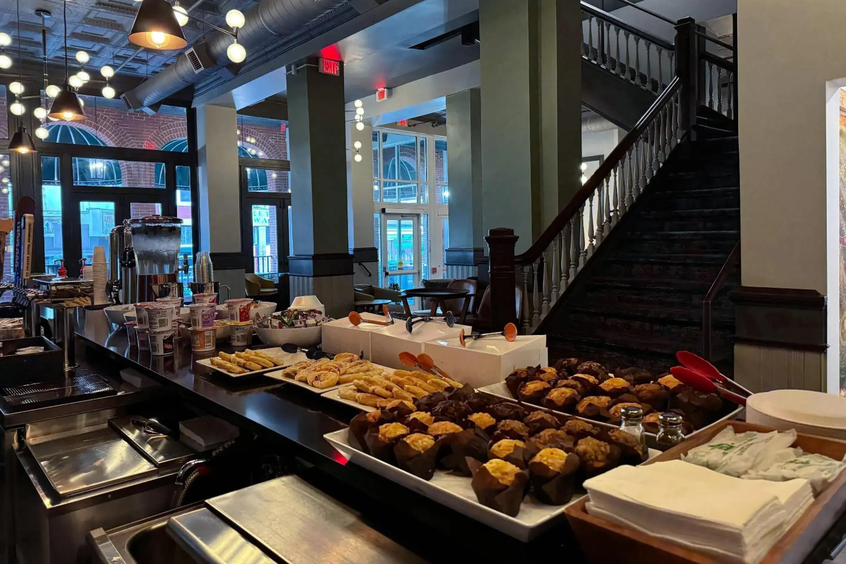 Breakfast in Tygart Hotel, an Ascend Collection Hotel Breakfast in Tygart Hotel, an Ascend Collection Hotel