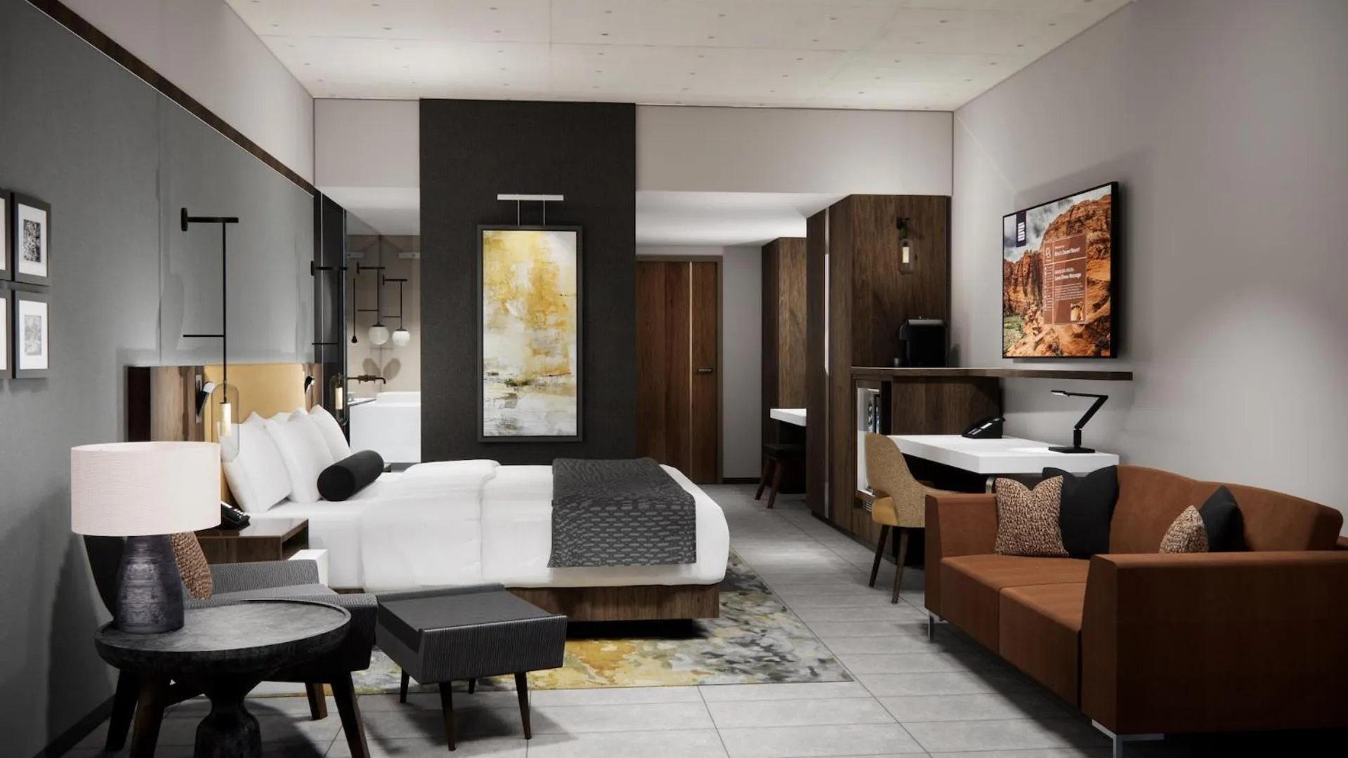 Bedroom in Black Desert Resort