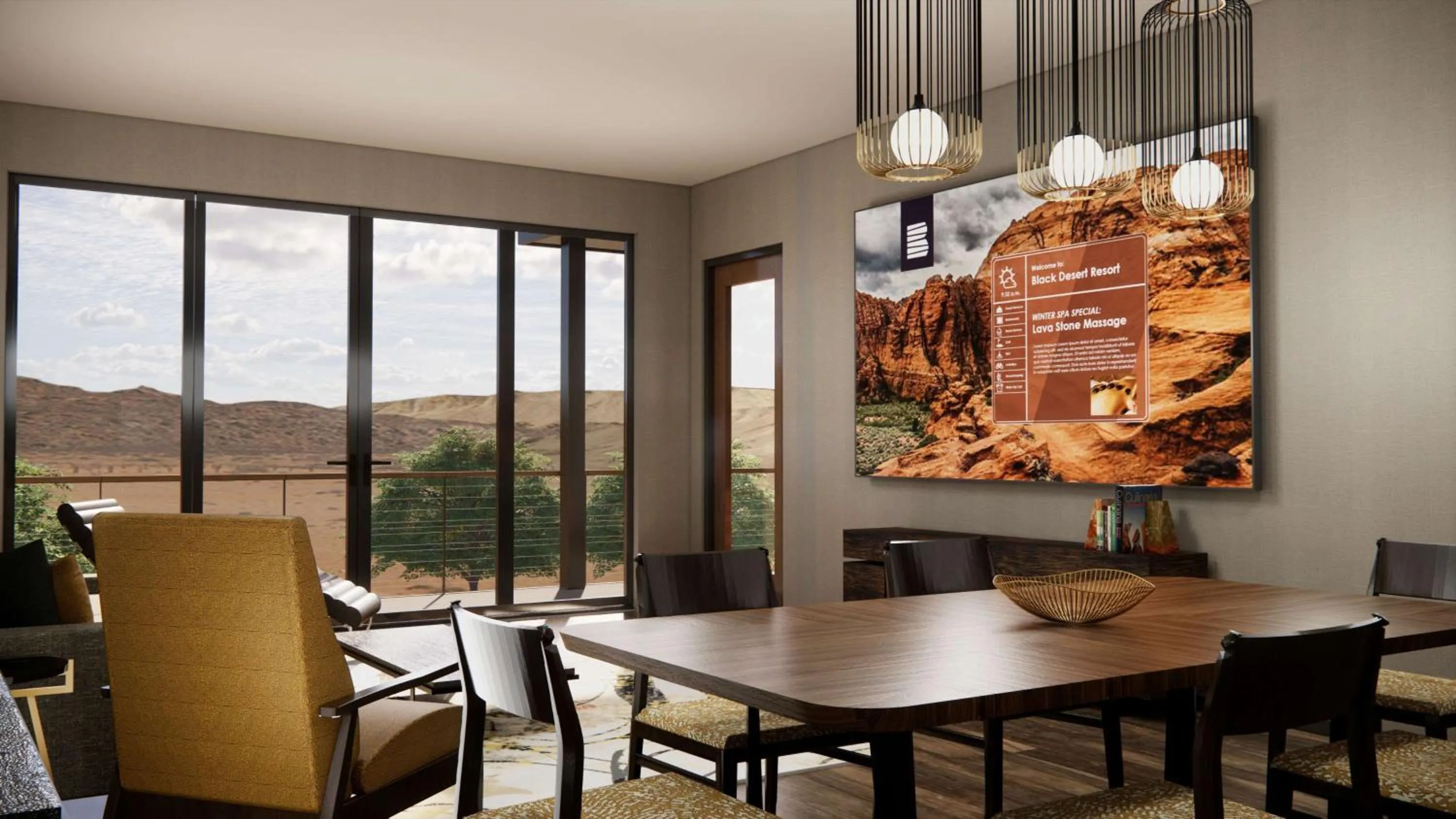 Bedroom in Black Desert Resort