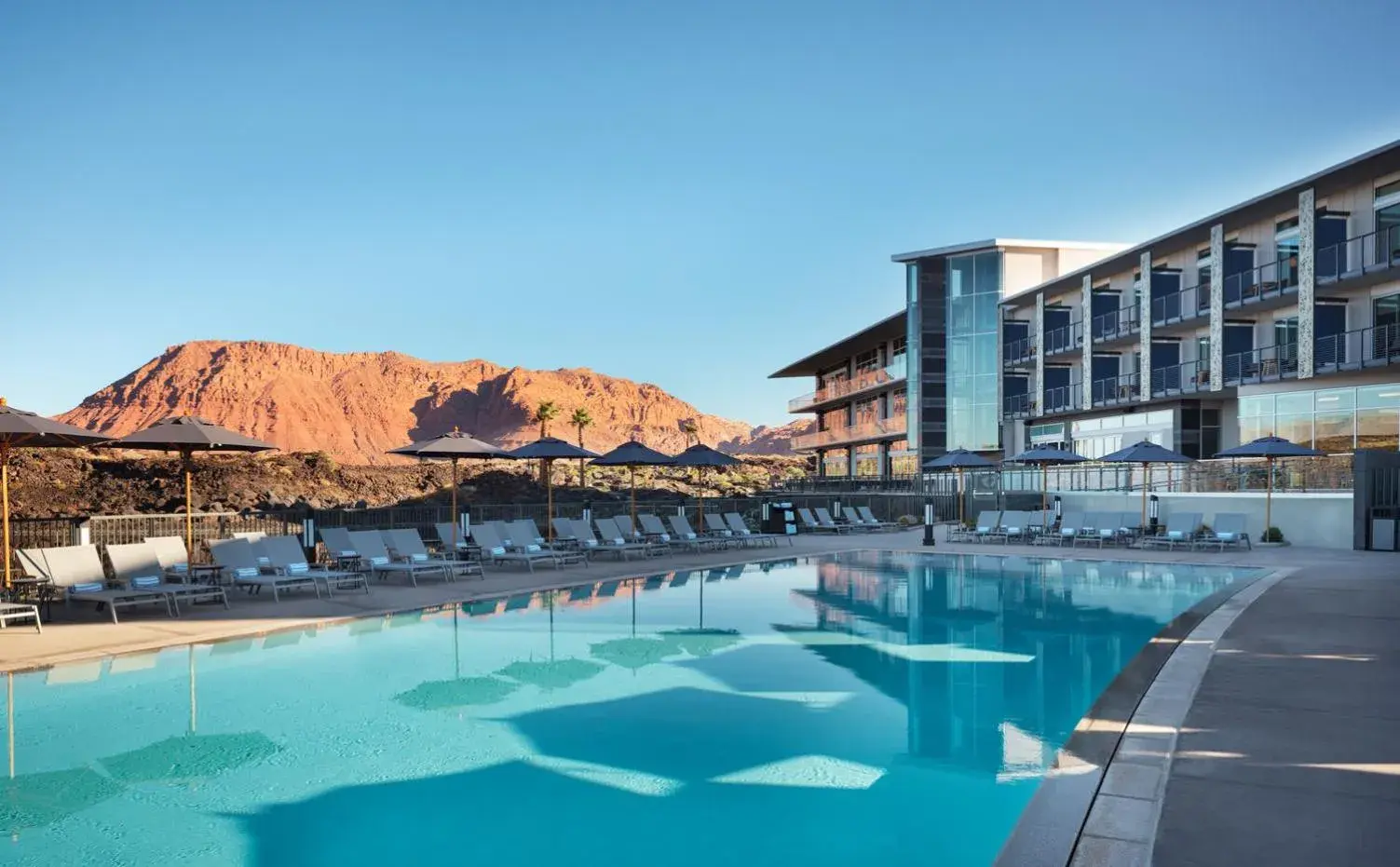 Swimming pool in Black Desert Resort Swimming pool in Black Desert Resort