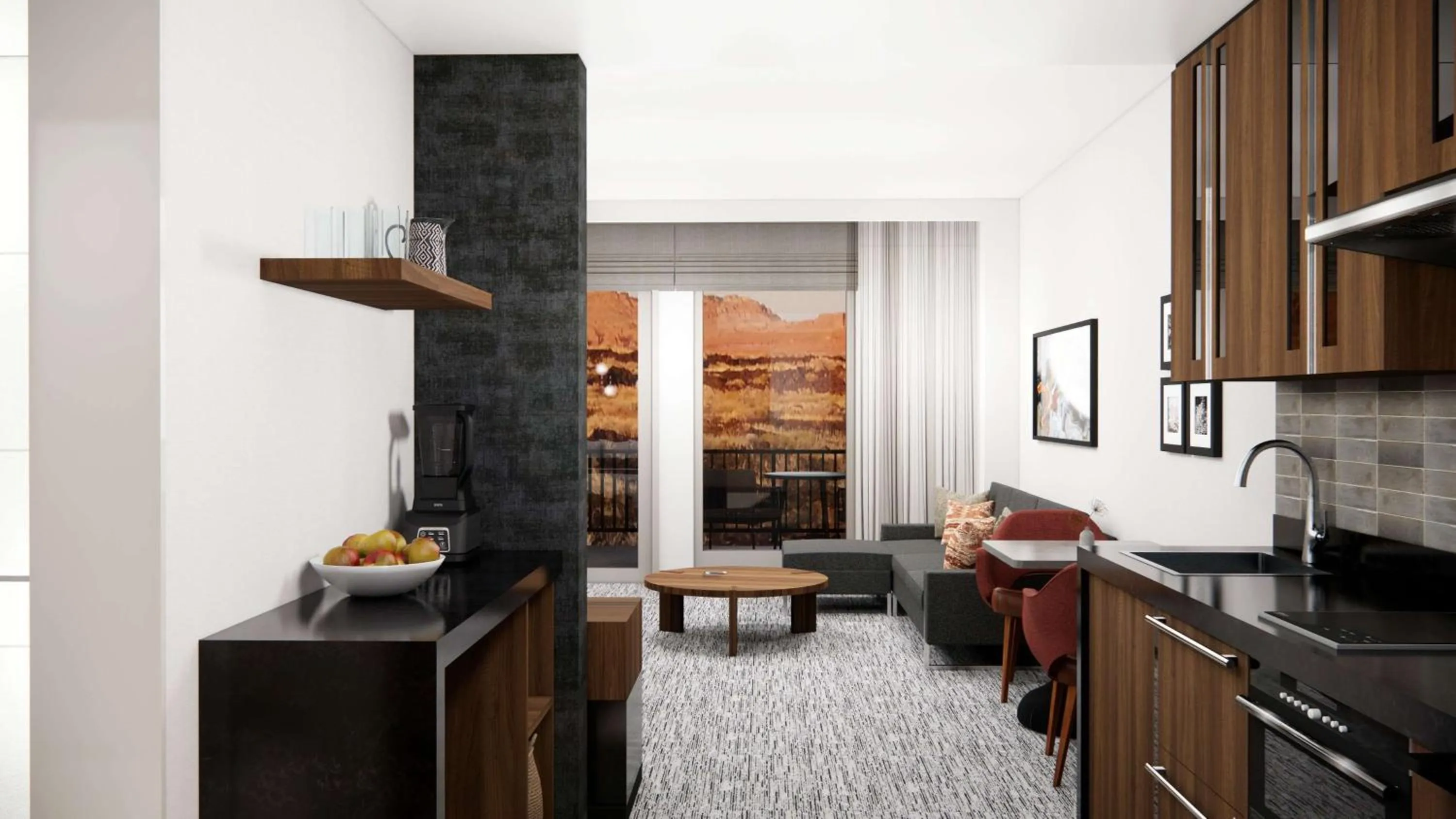 Bedroom in Black Desert Resort