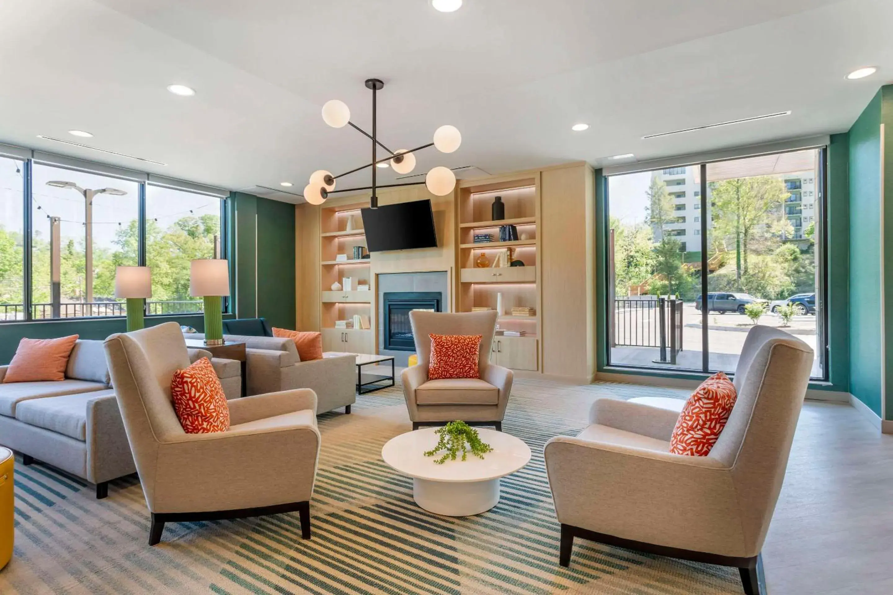 Lobby or reception in Comfort Suites Gatlinburg Downtown-Convention Center Lobby or reception in Comfort Suites Gatlinburg Downtown-Convention Center