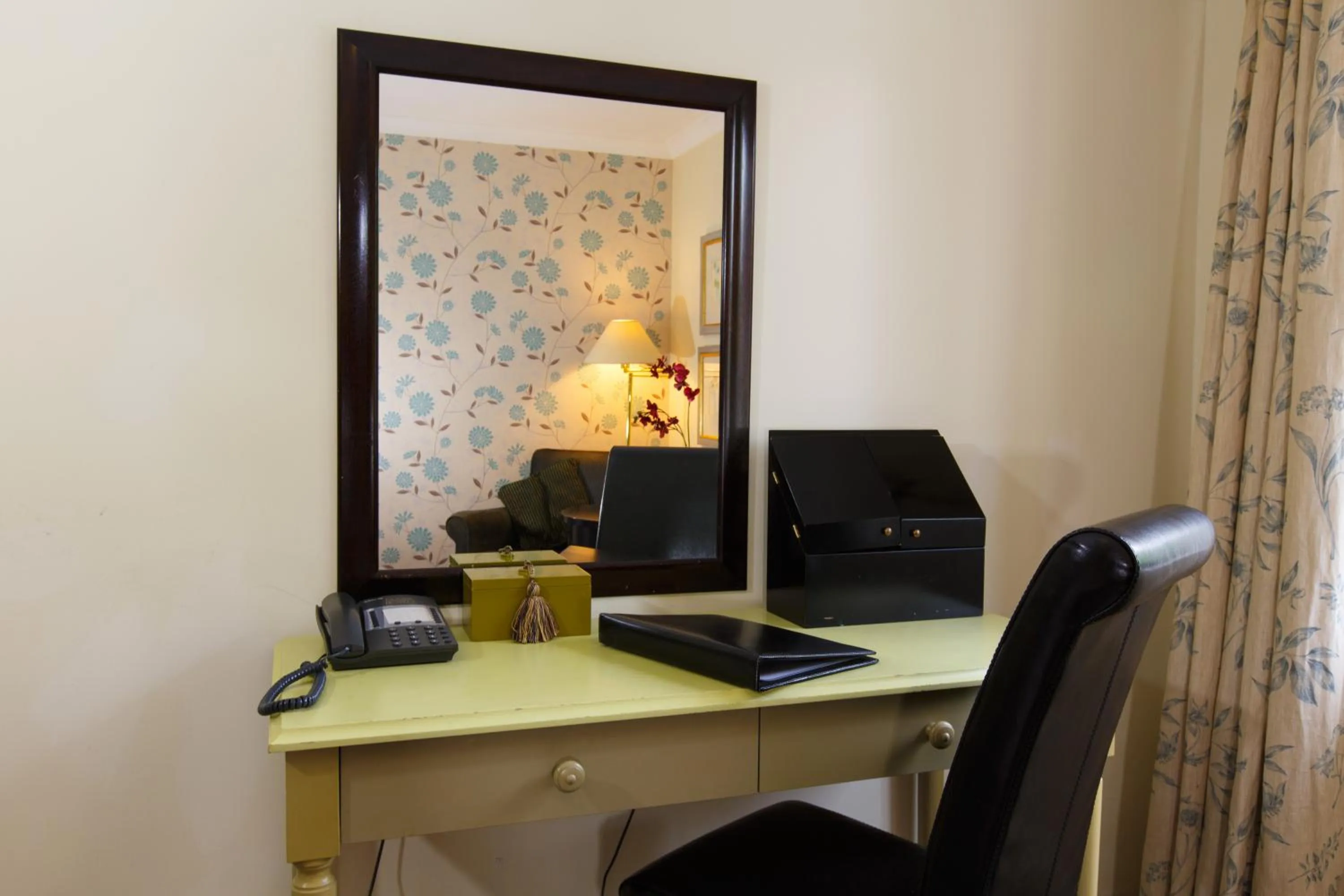 Decorative detail, TV/Entertainment Center in Kingston Lodge Hotel