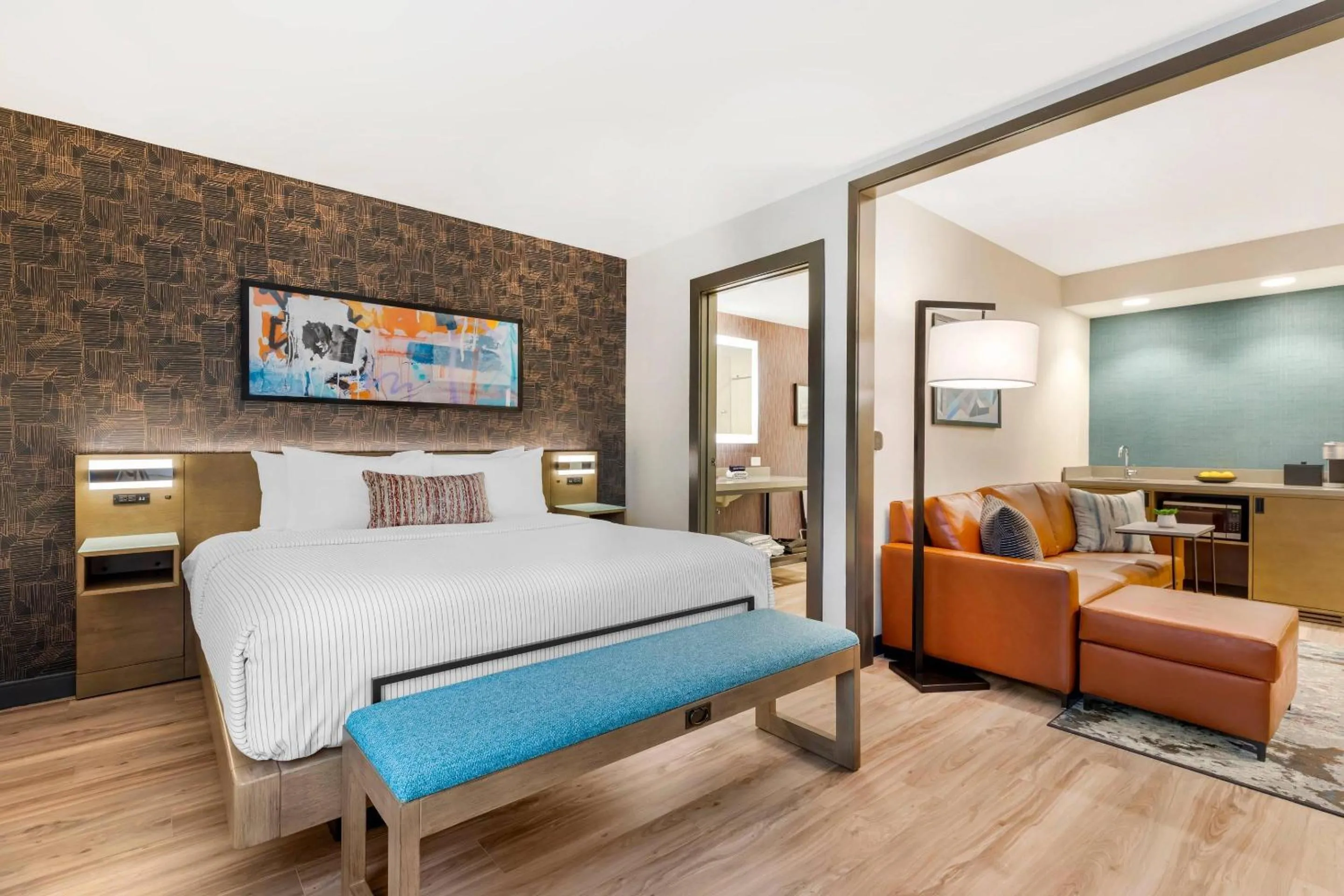 Bedroom, Bed in Cambria Hotel Denver Downtown RiNo